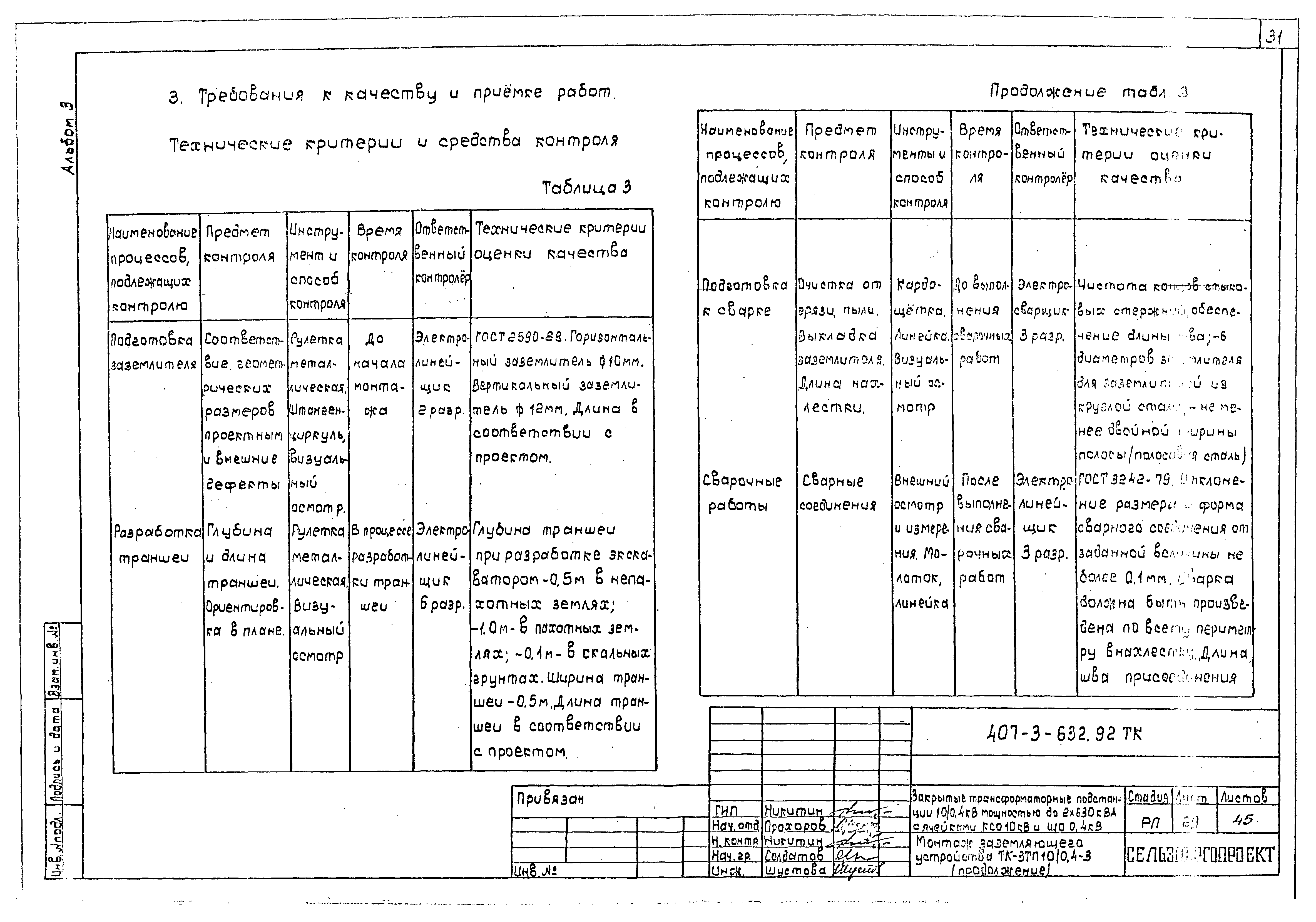 Типовой проект 407-3-632.92