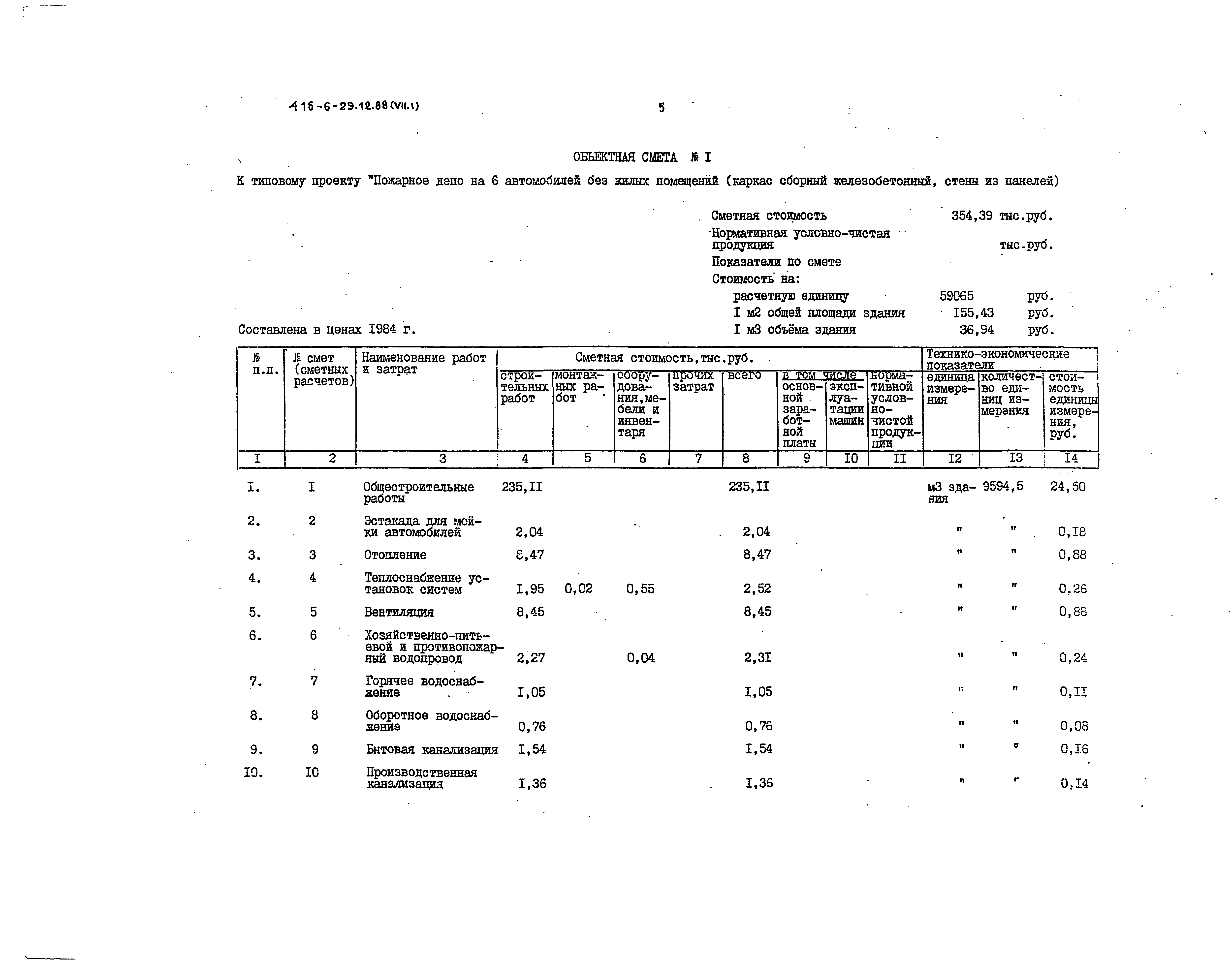 Типовой проект 416-6-29.12.88