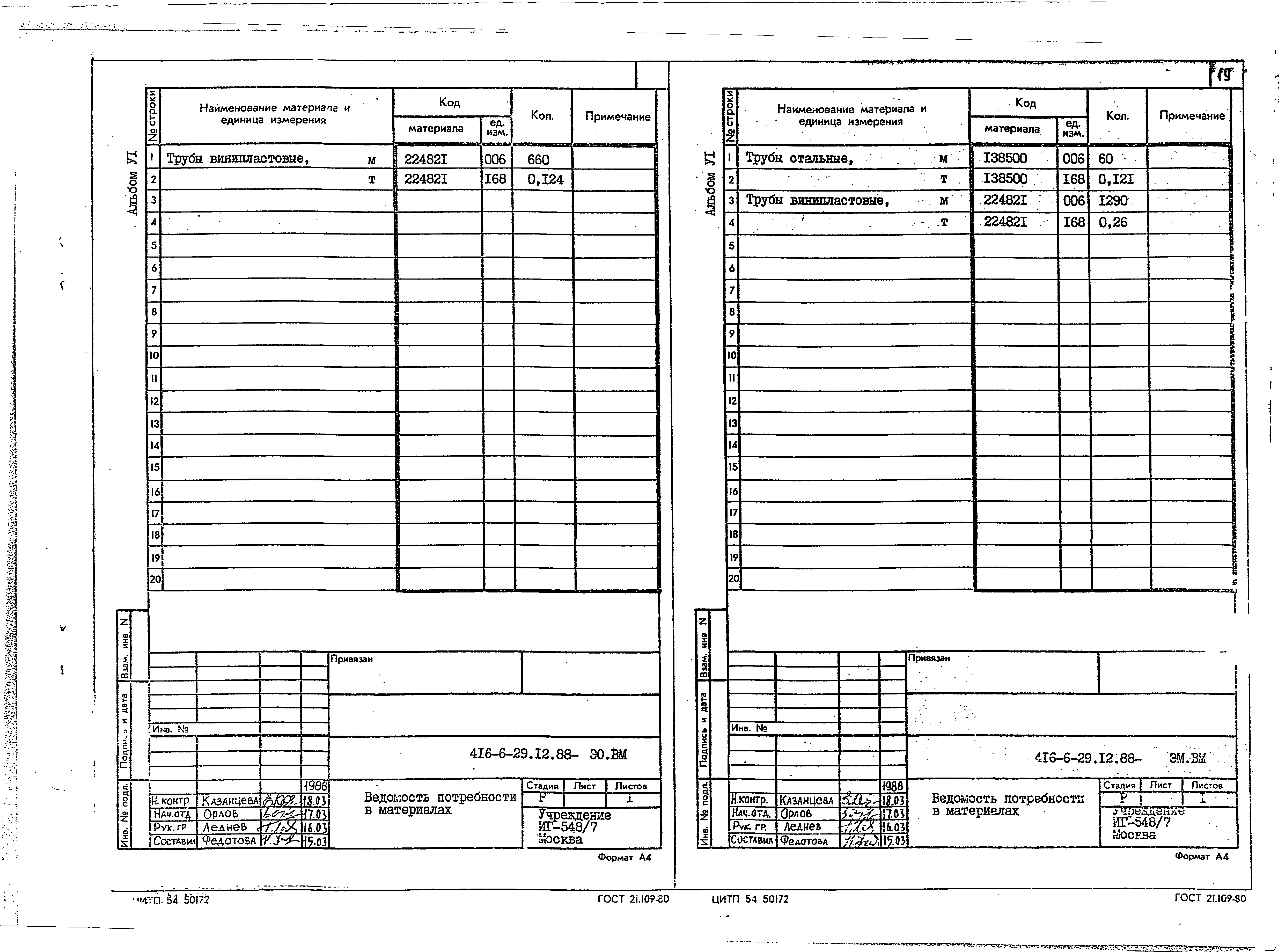 Типовой проект 416-6-29.12.88