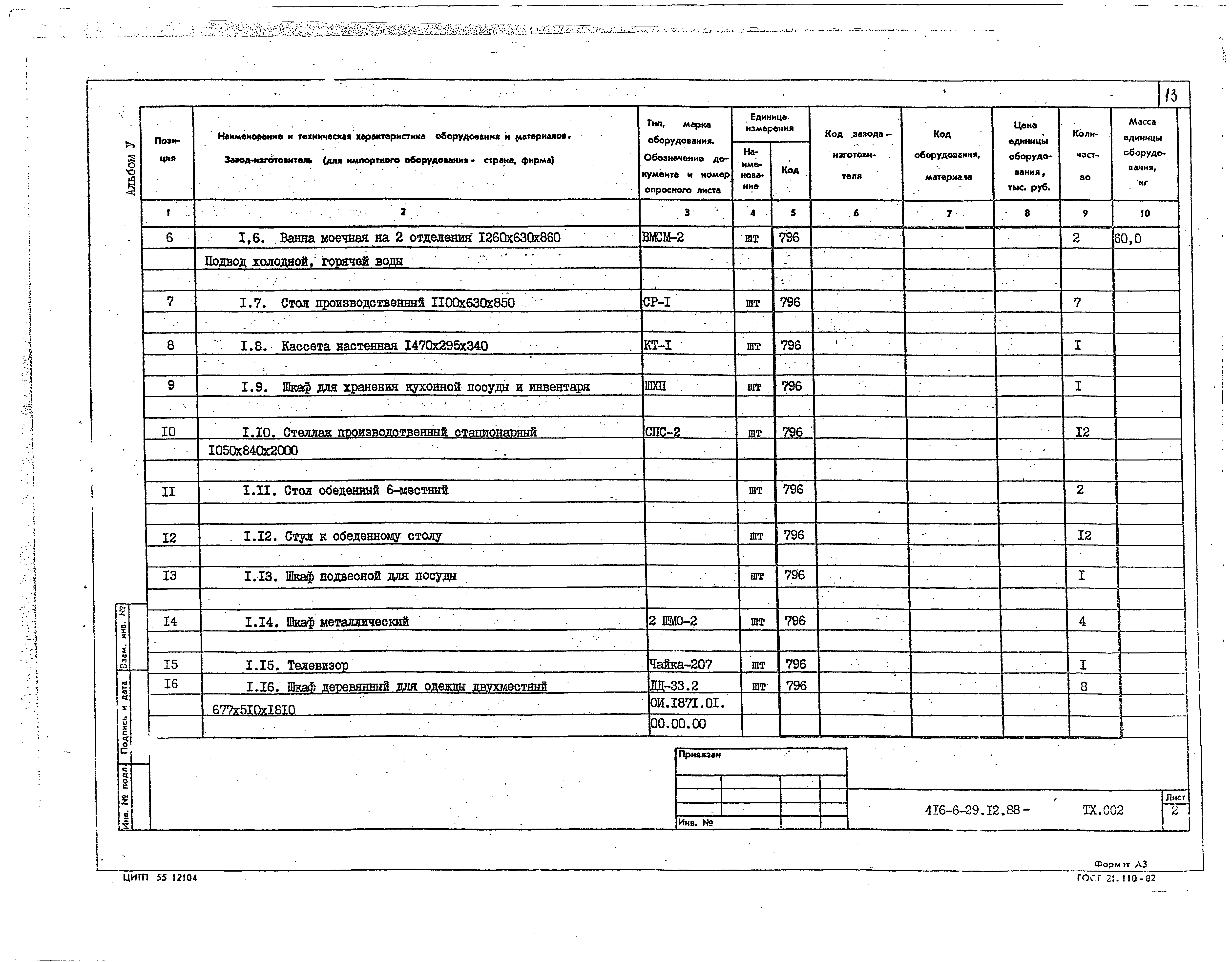 Типовой проект 416-6-29.12.88