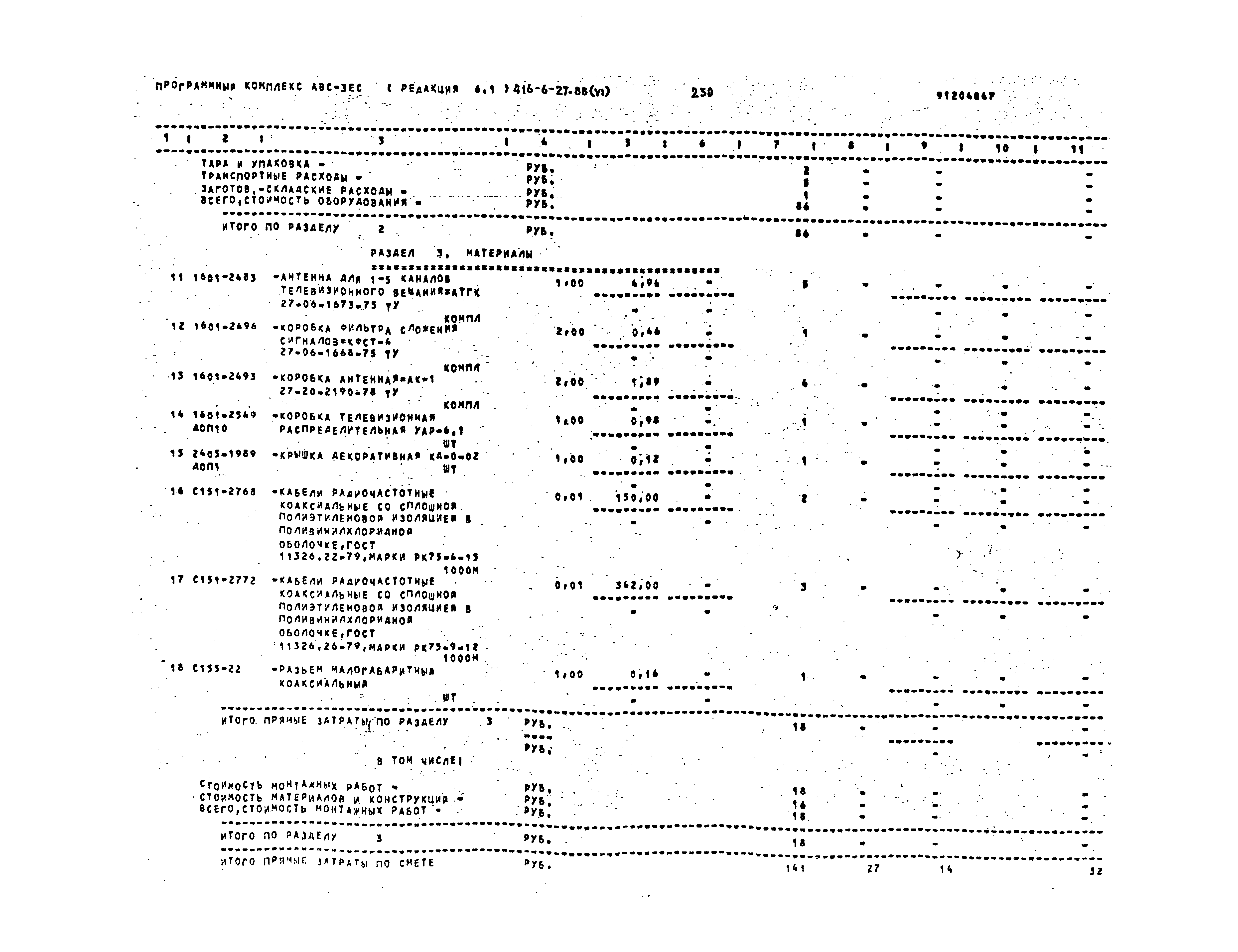 Типовой проект 416-6-27.88