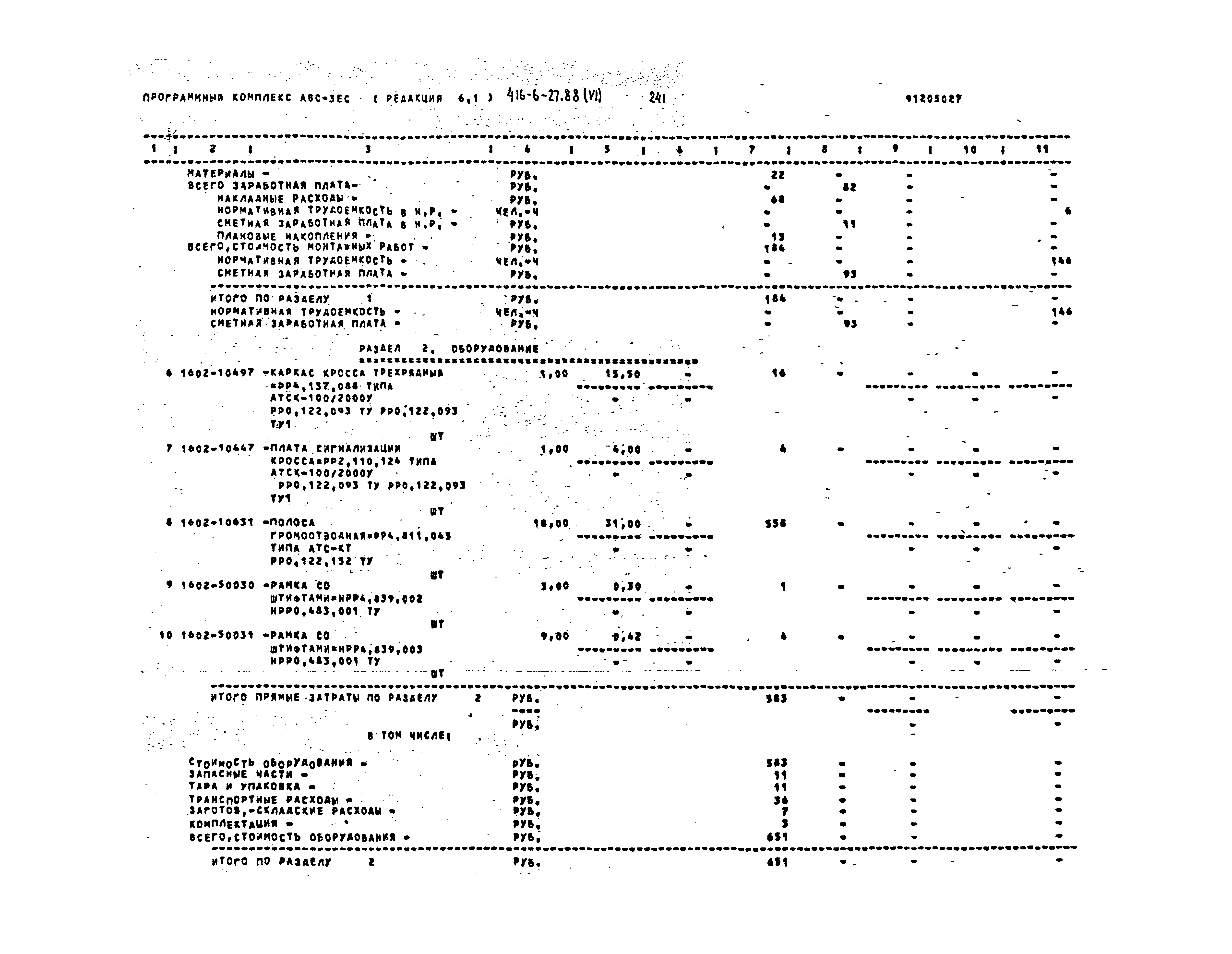 Типовой проект 416-6-27.88