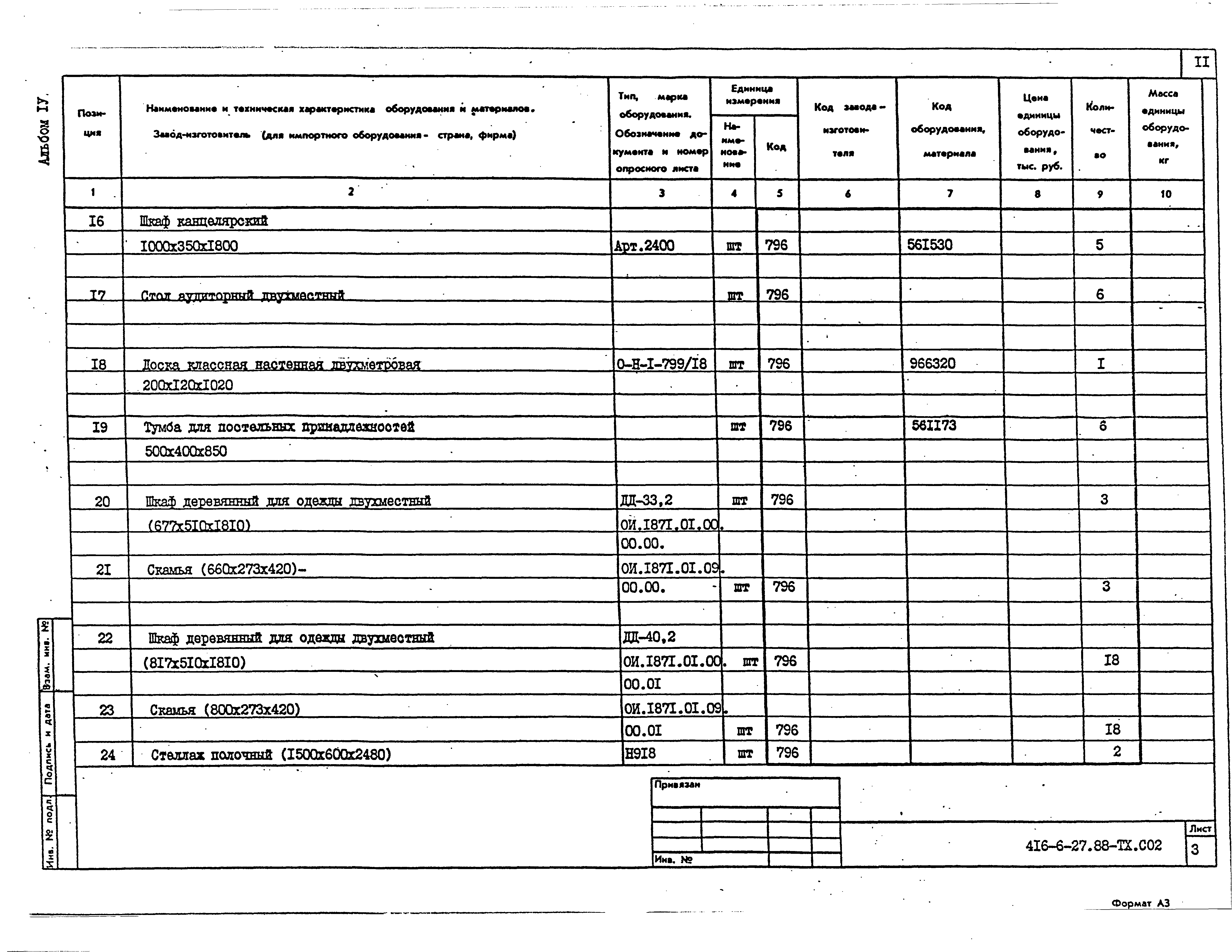 Типовой проект 416-6-27.88