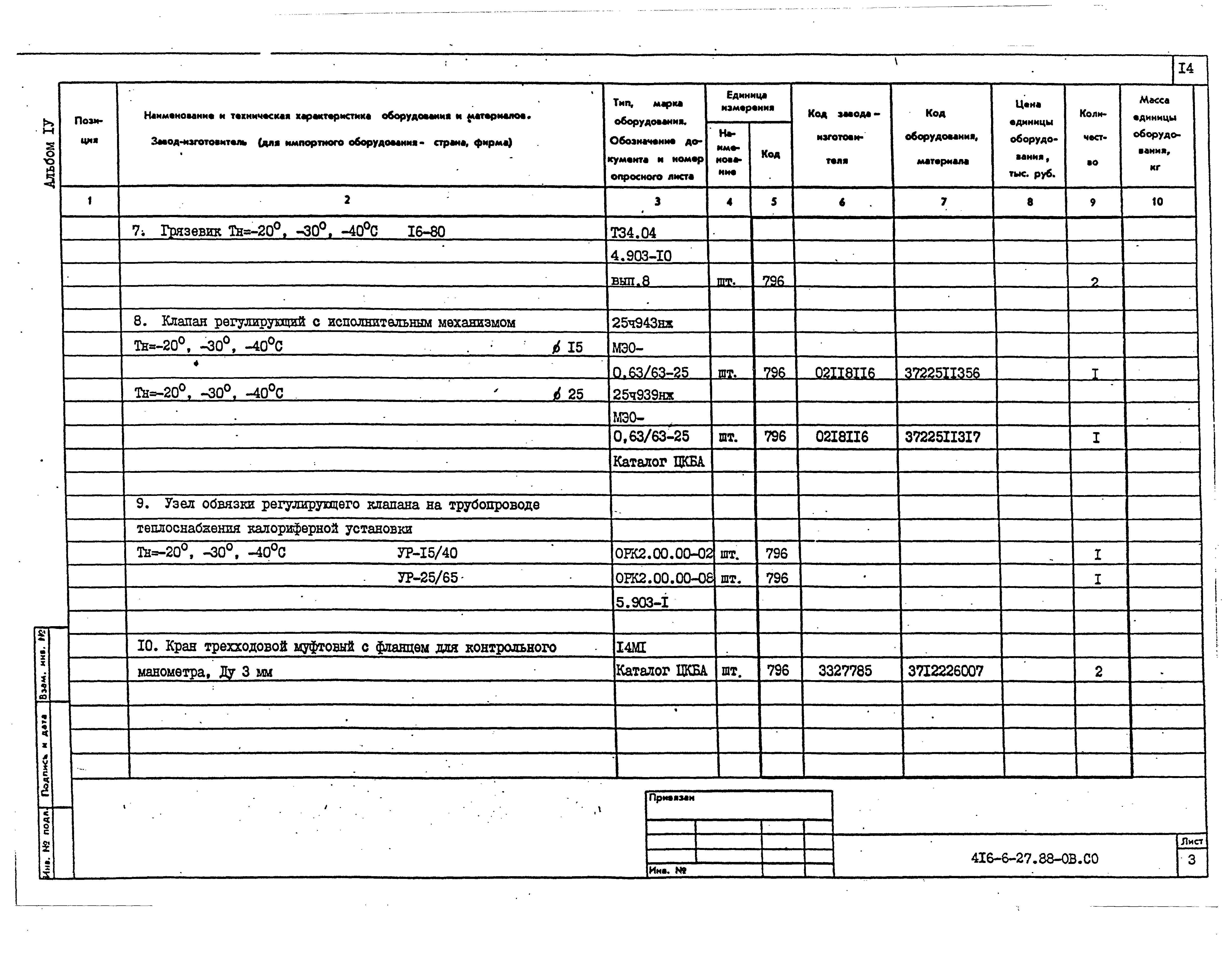 Типовой проект 416-6-27.88