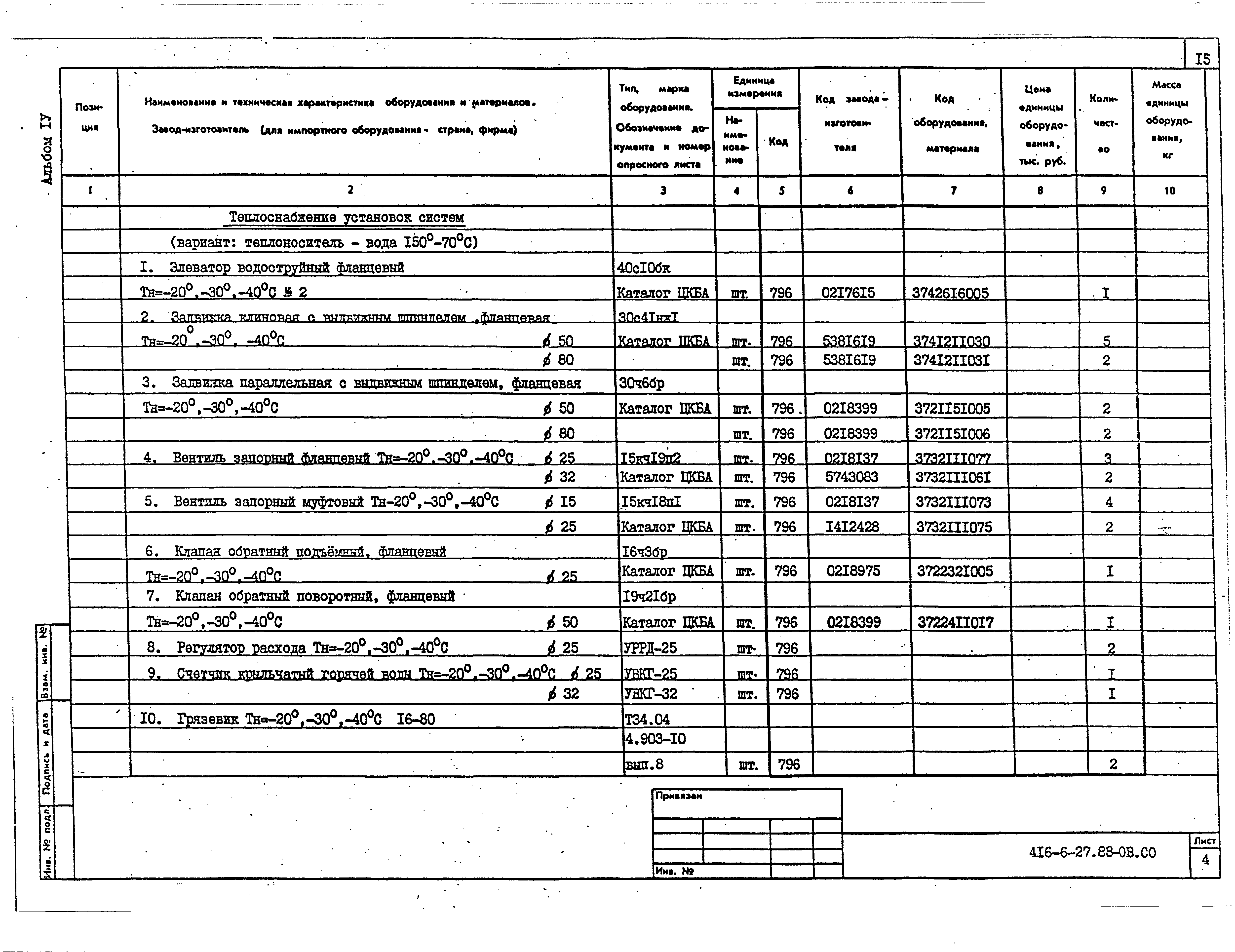 Типовой проект 416-6-27.88