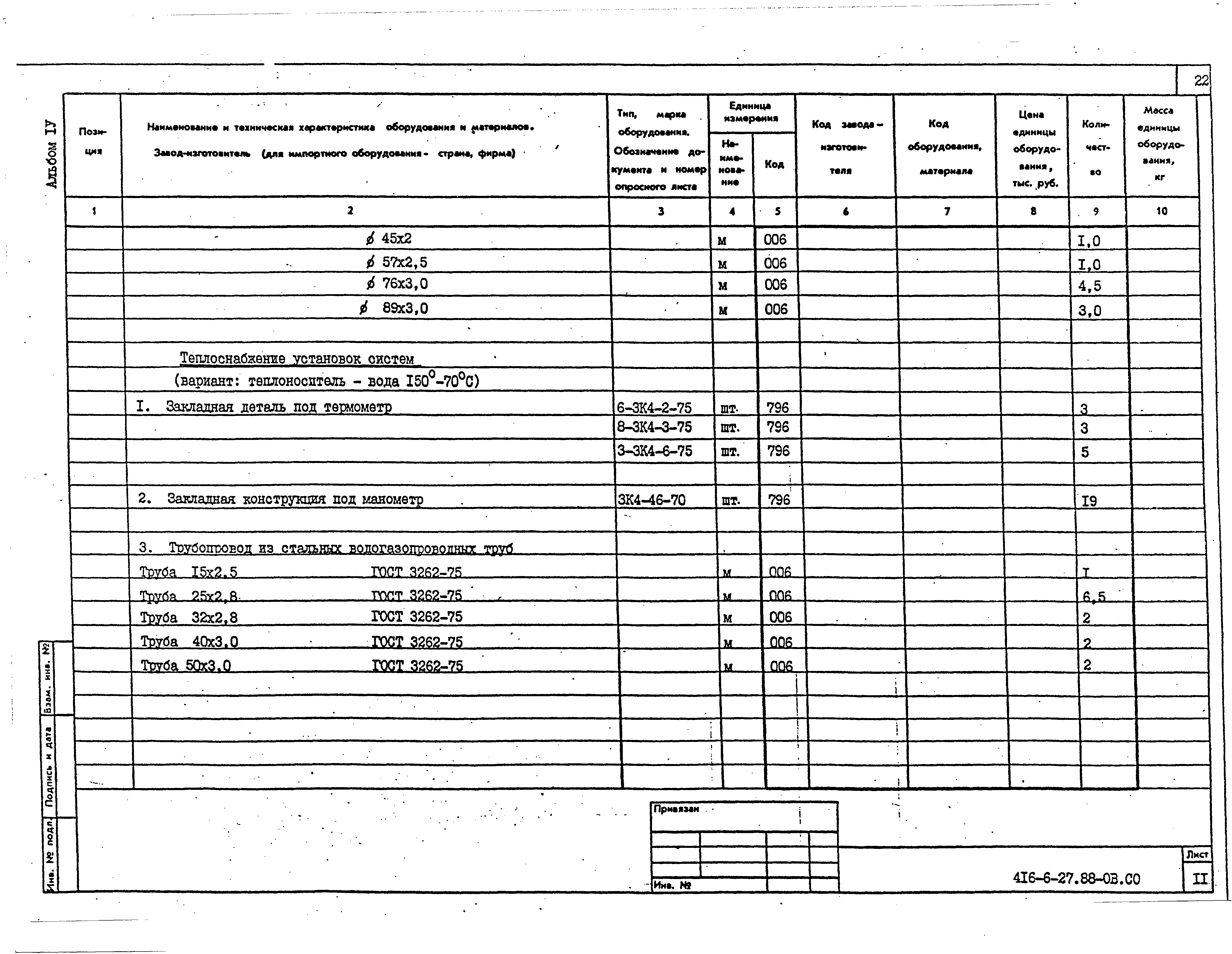 Типовой проект 416-6-27.88
