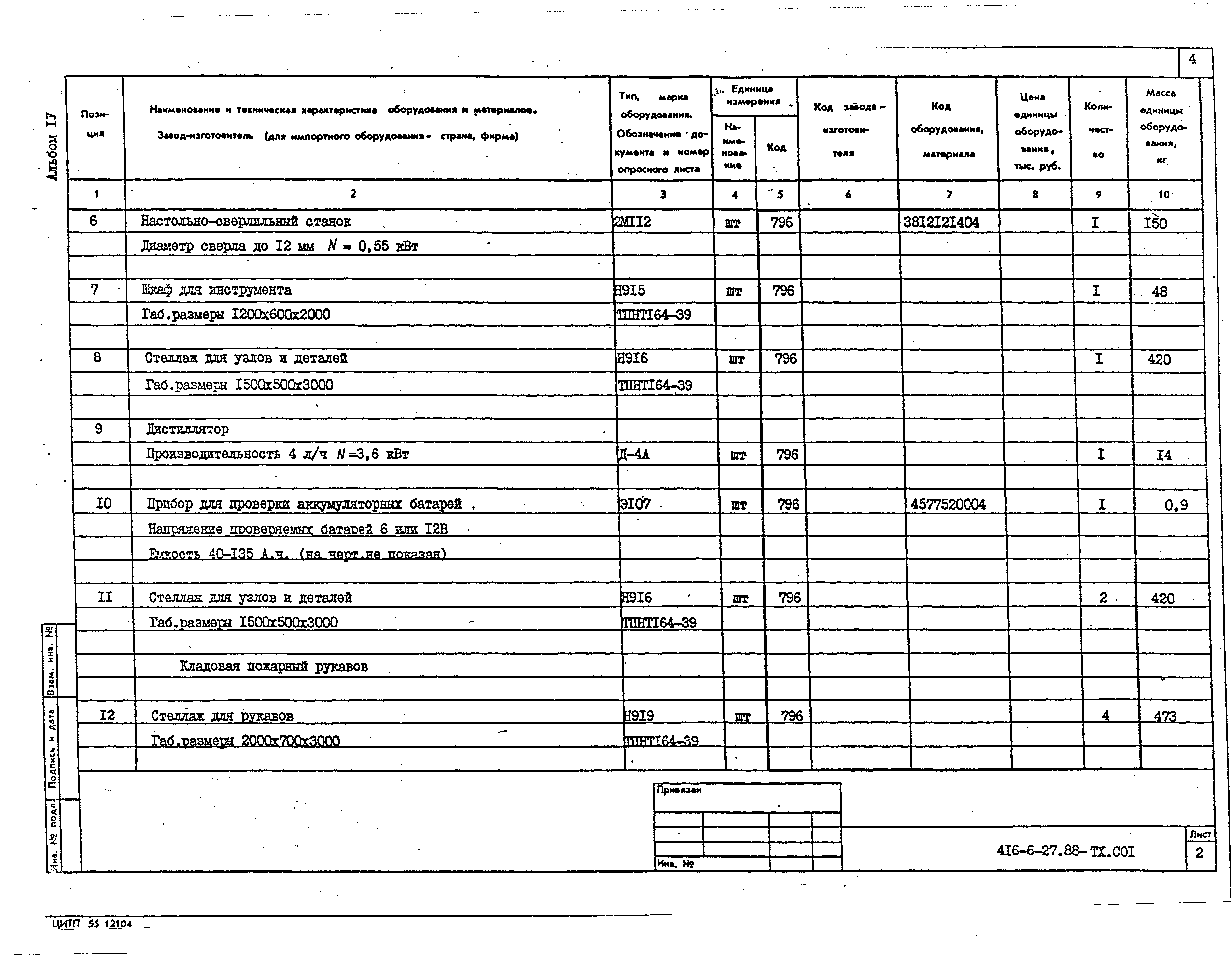 Типовой проект 416-6-27.88