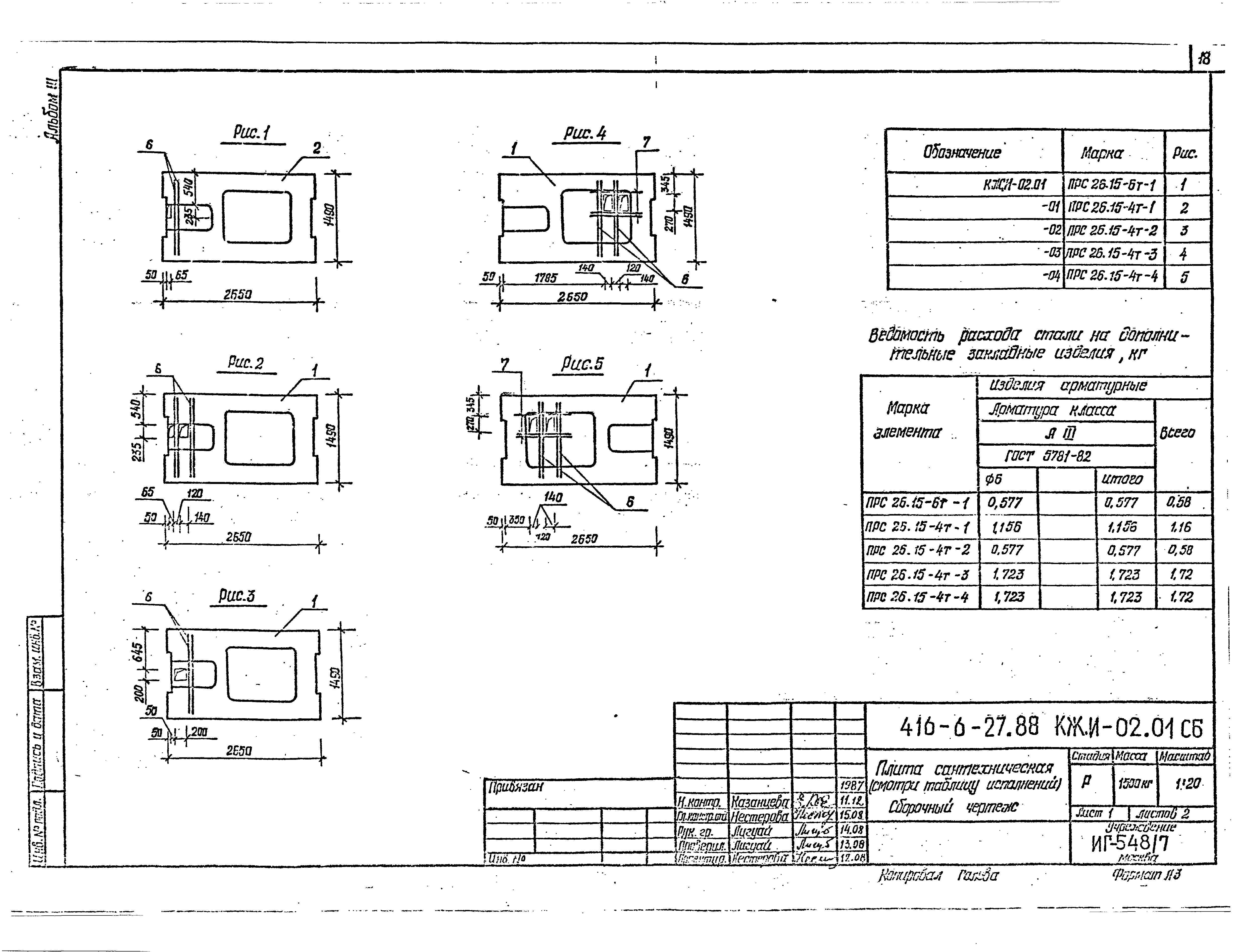 Типовой проект 416-6-27.88