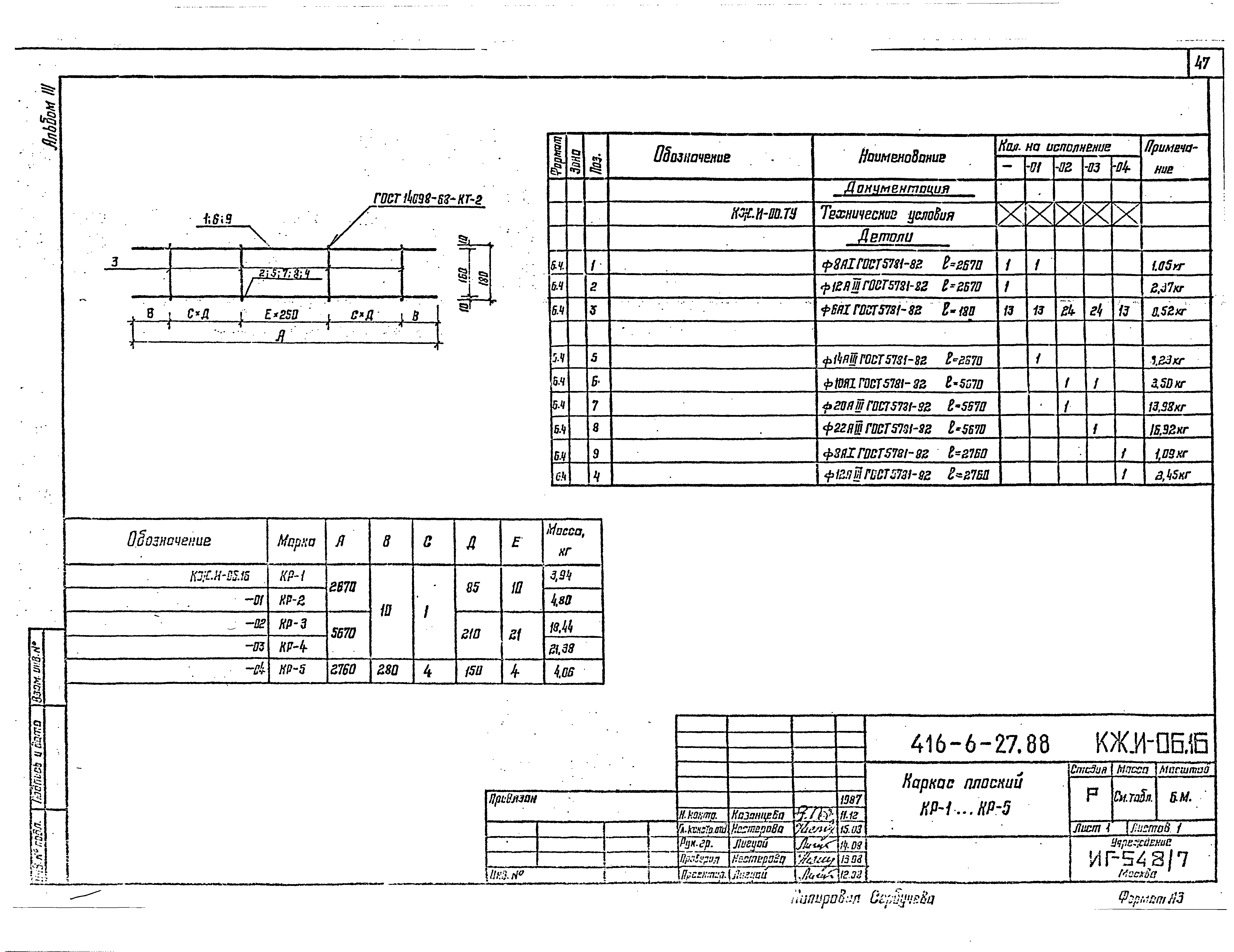 Типовой проект 416-6-27.88