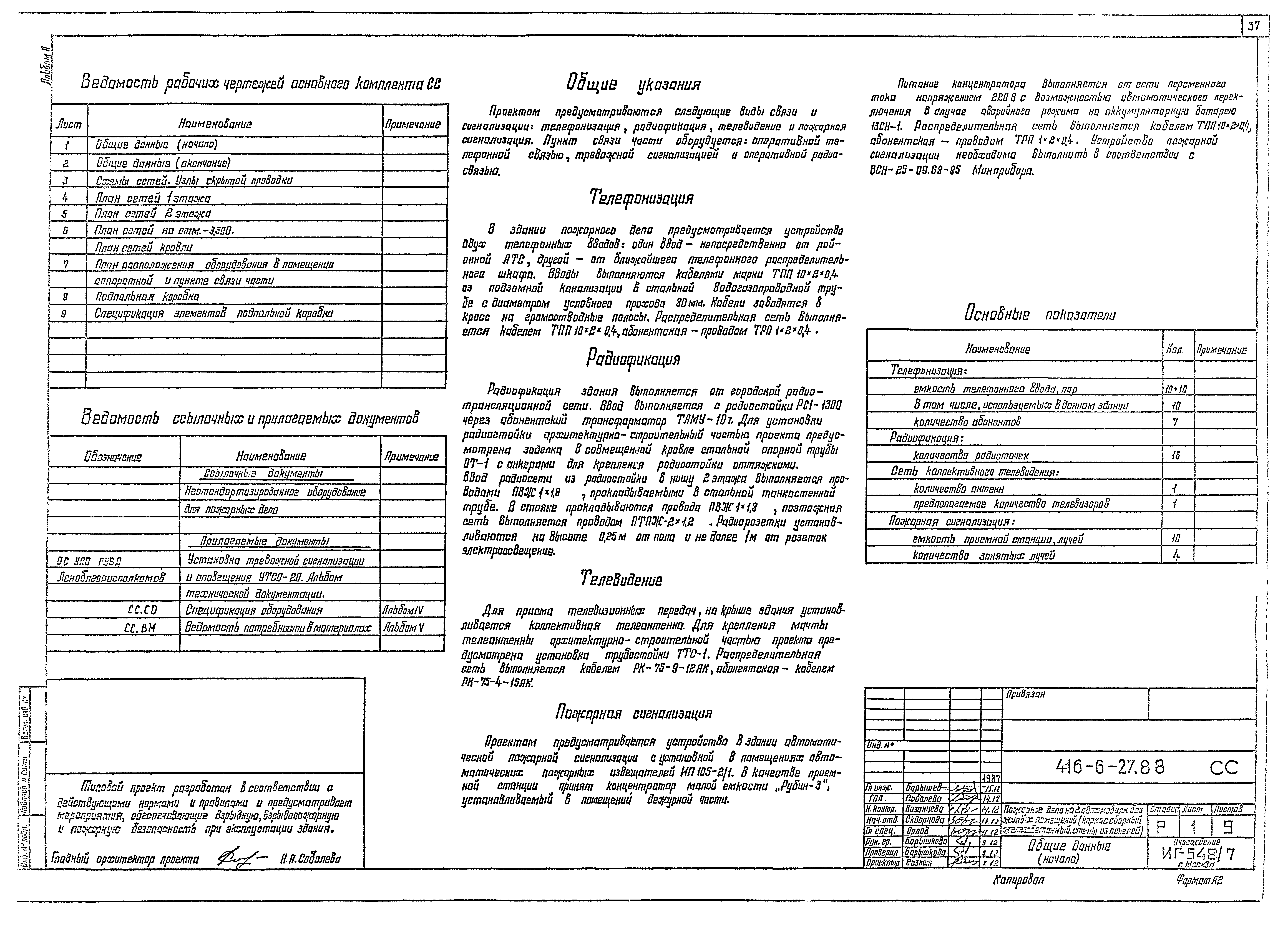Типовой проект 416-6-27.88