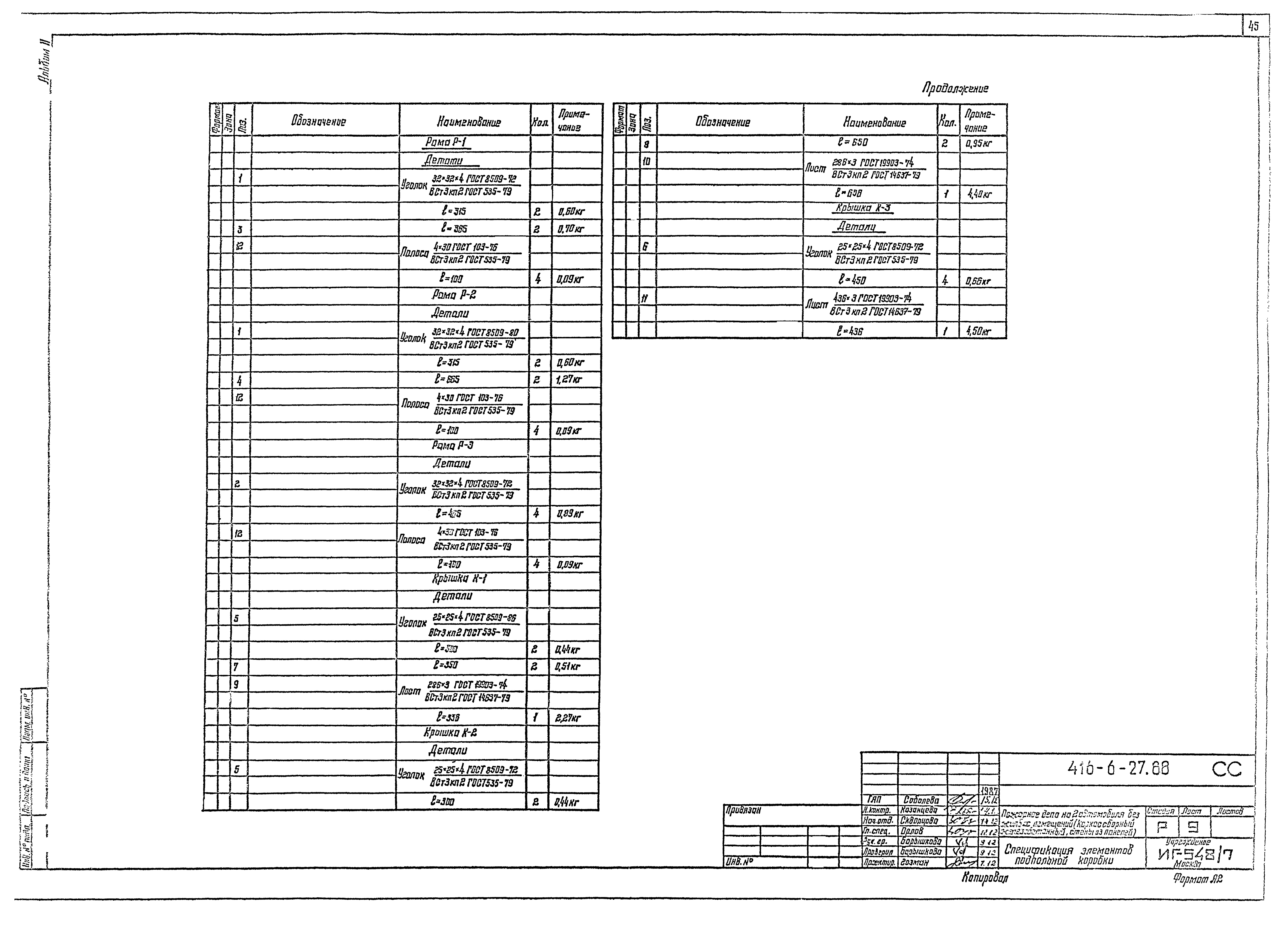 Типовой проект 416-6-27.88