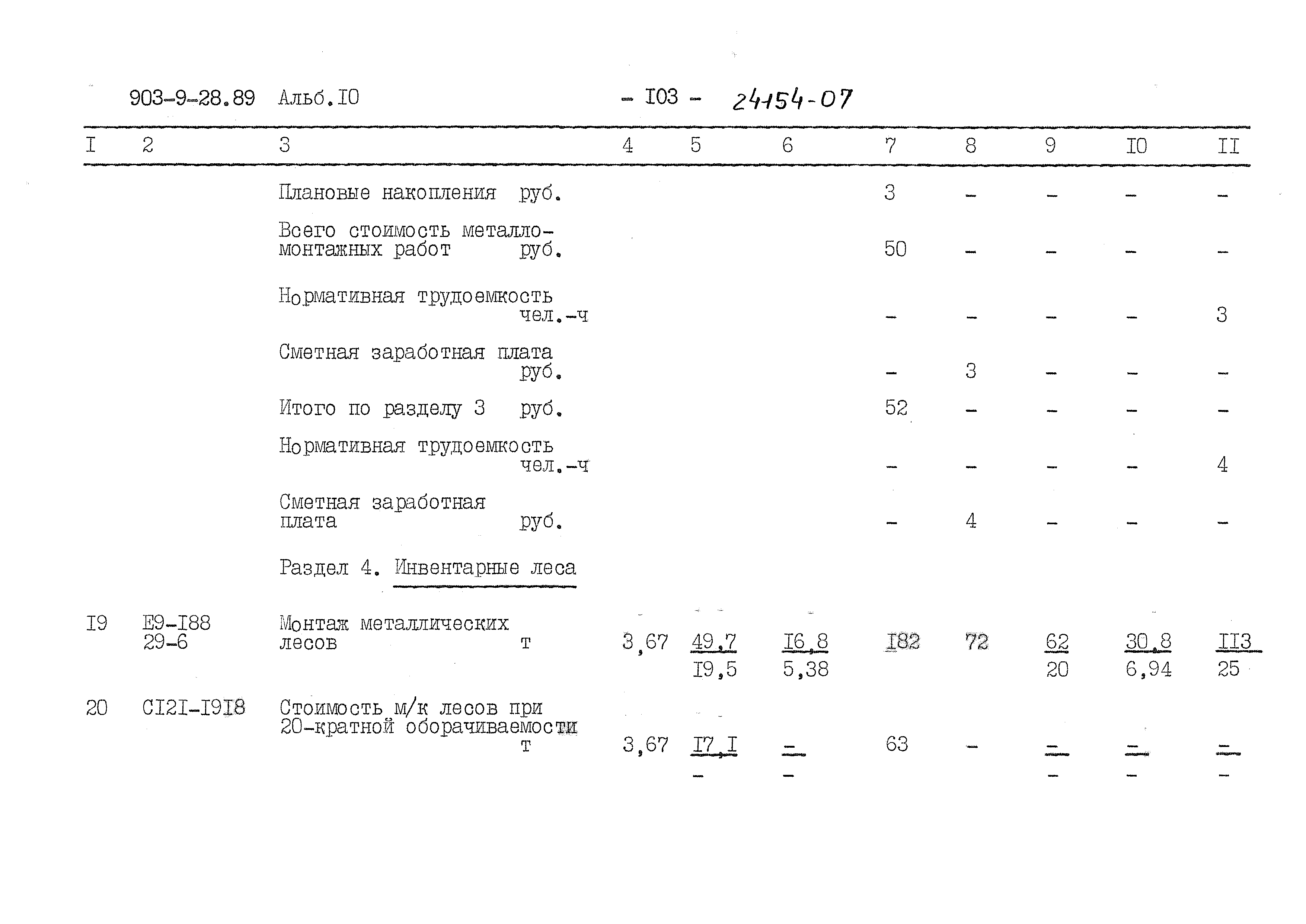 Типовой проект 903-9-28.89