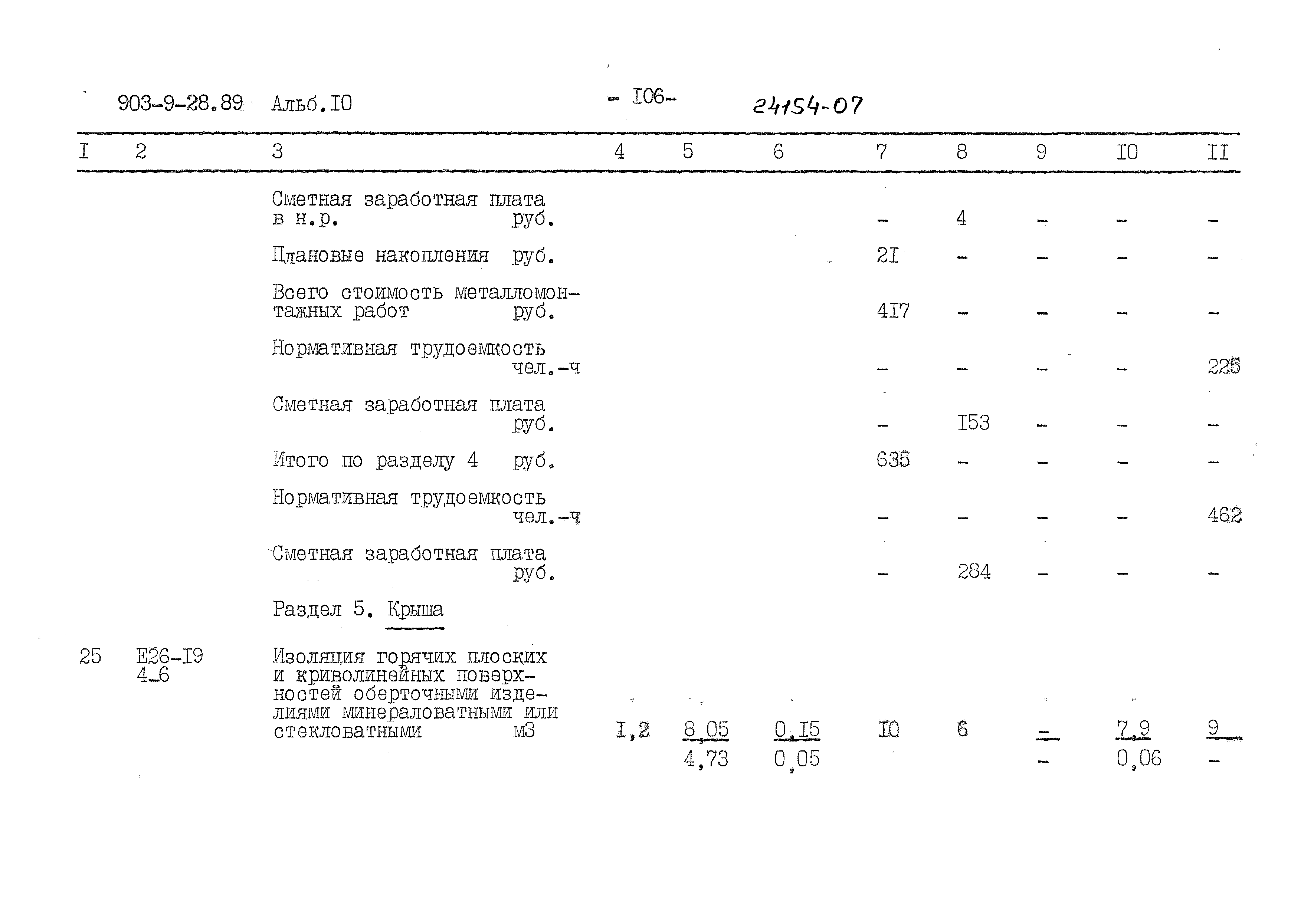Типовой проект 903-9-28.89