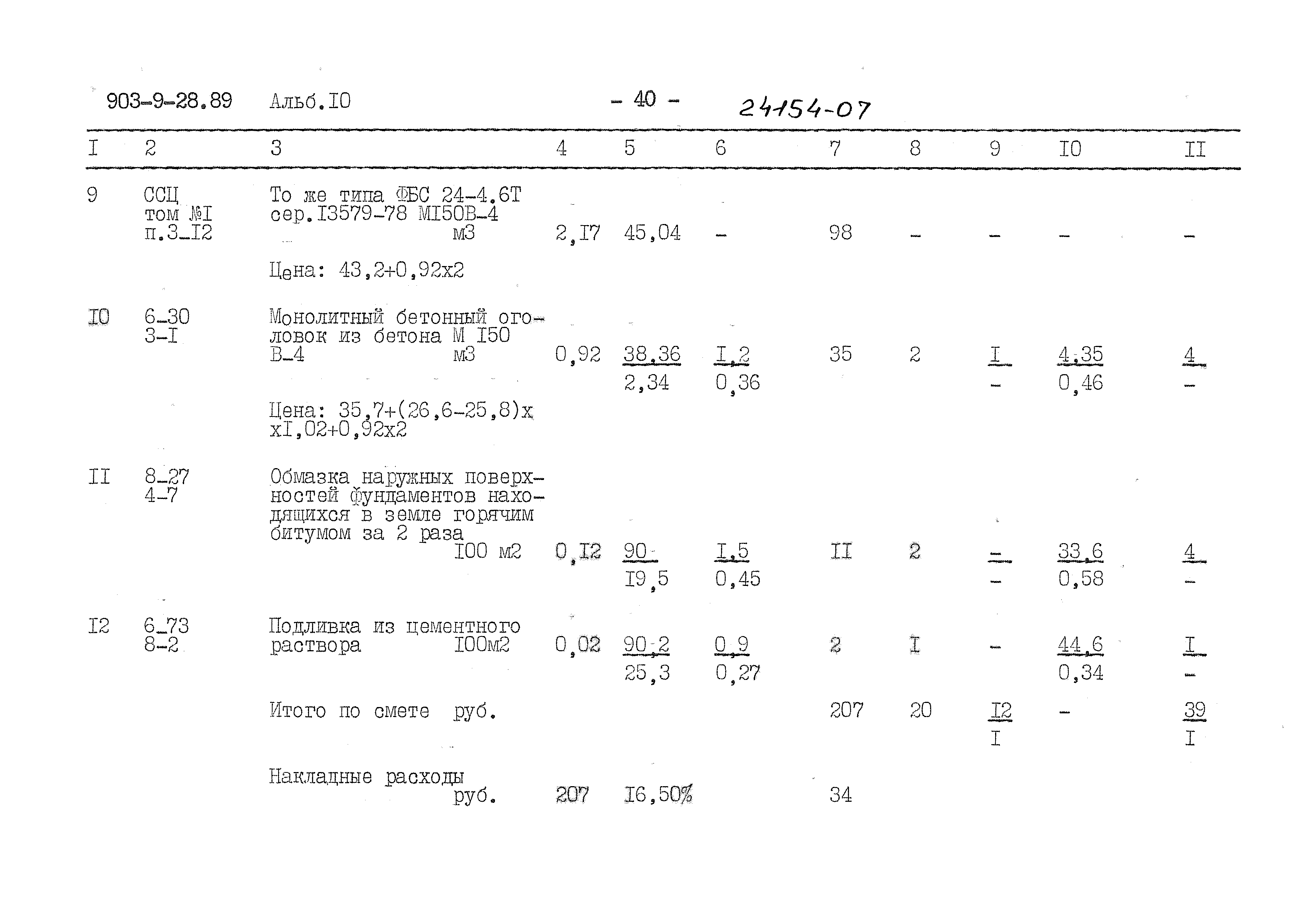Типовой проект 903-9-28.89
