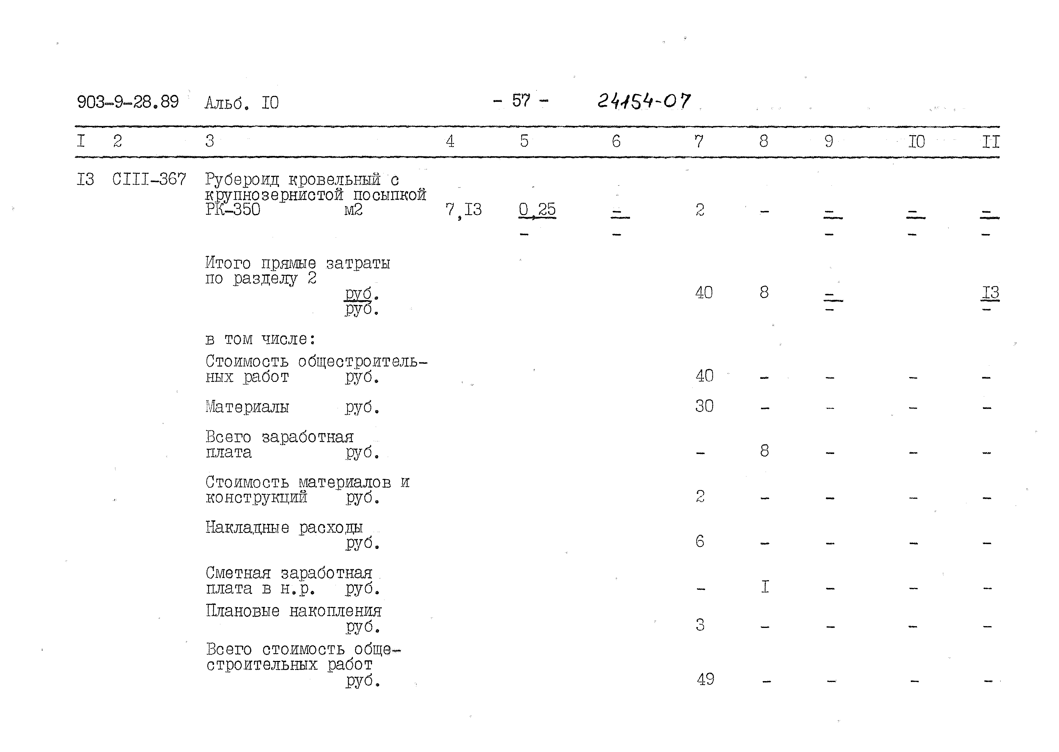 Типовой проект 903-9-28.89