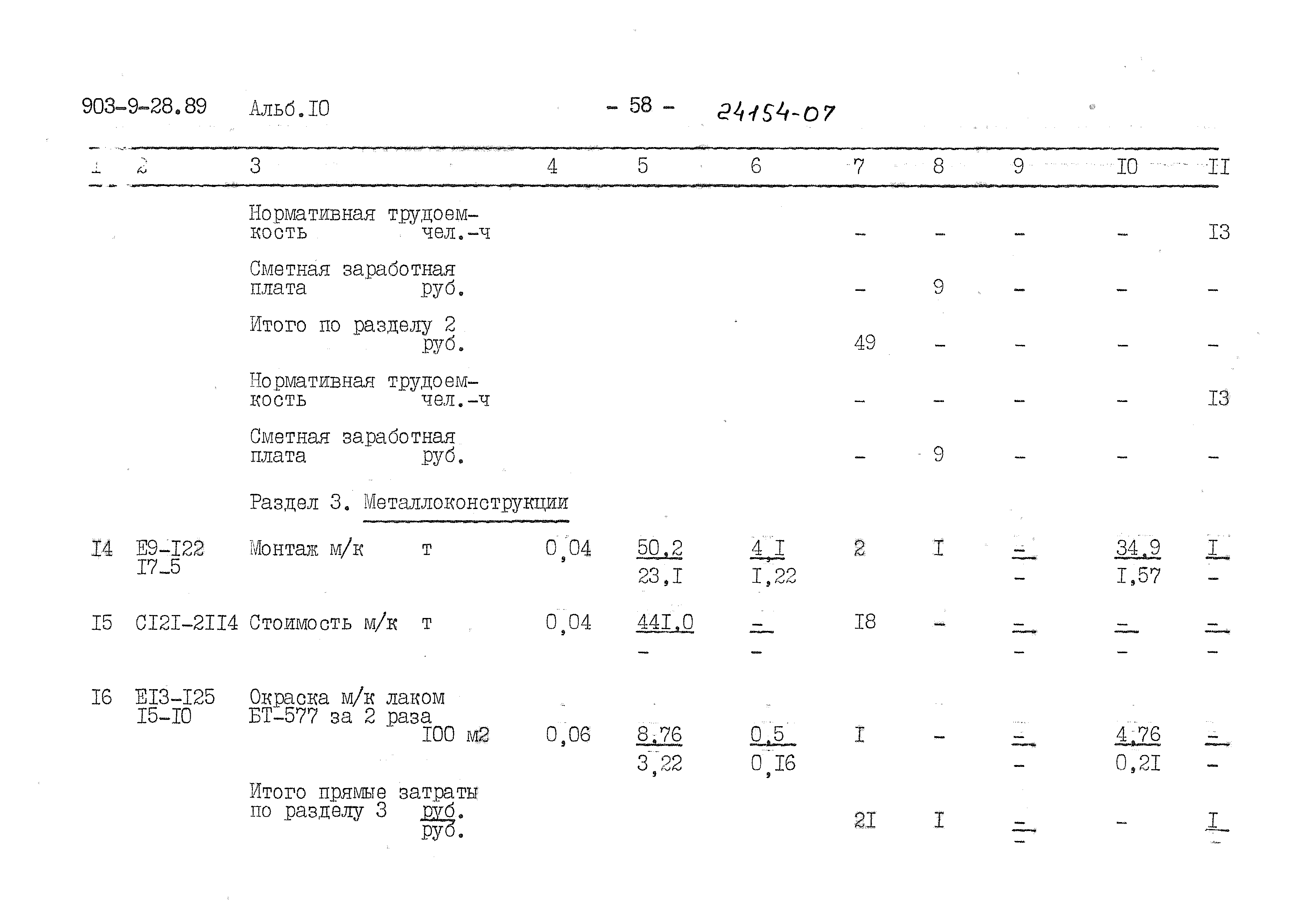 Типовой проект 903-9-28.89