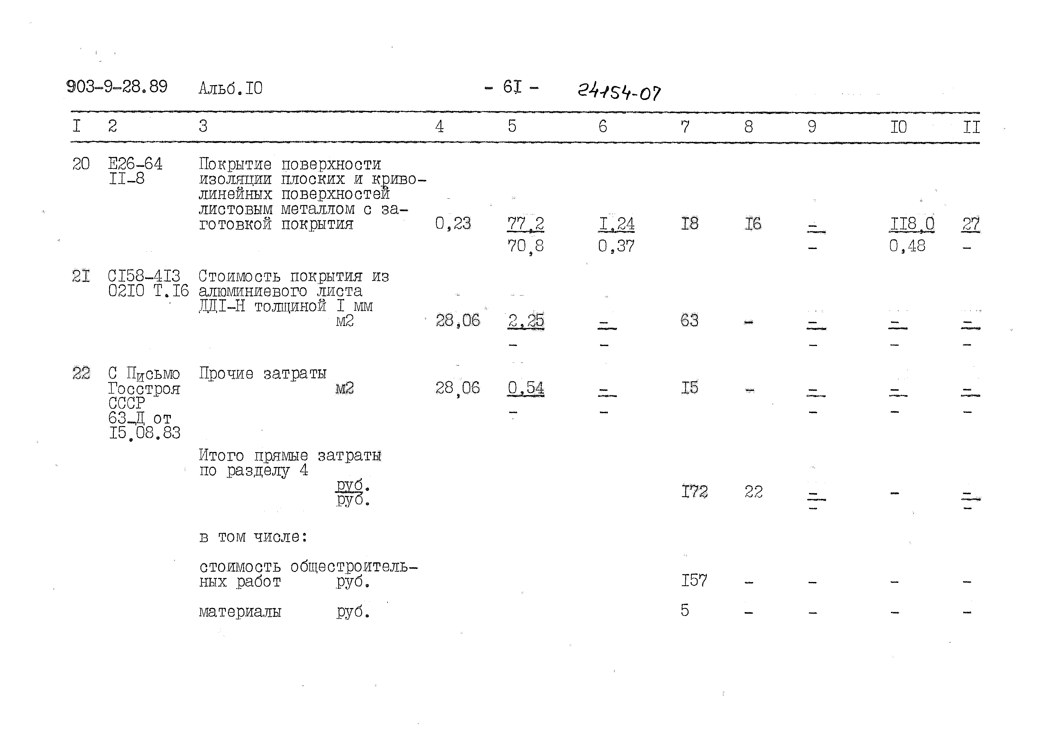 Типовой проект 903-9-28.89