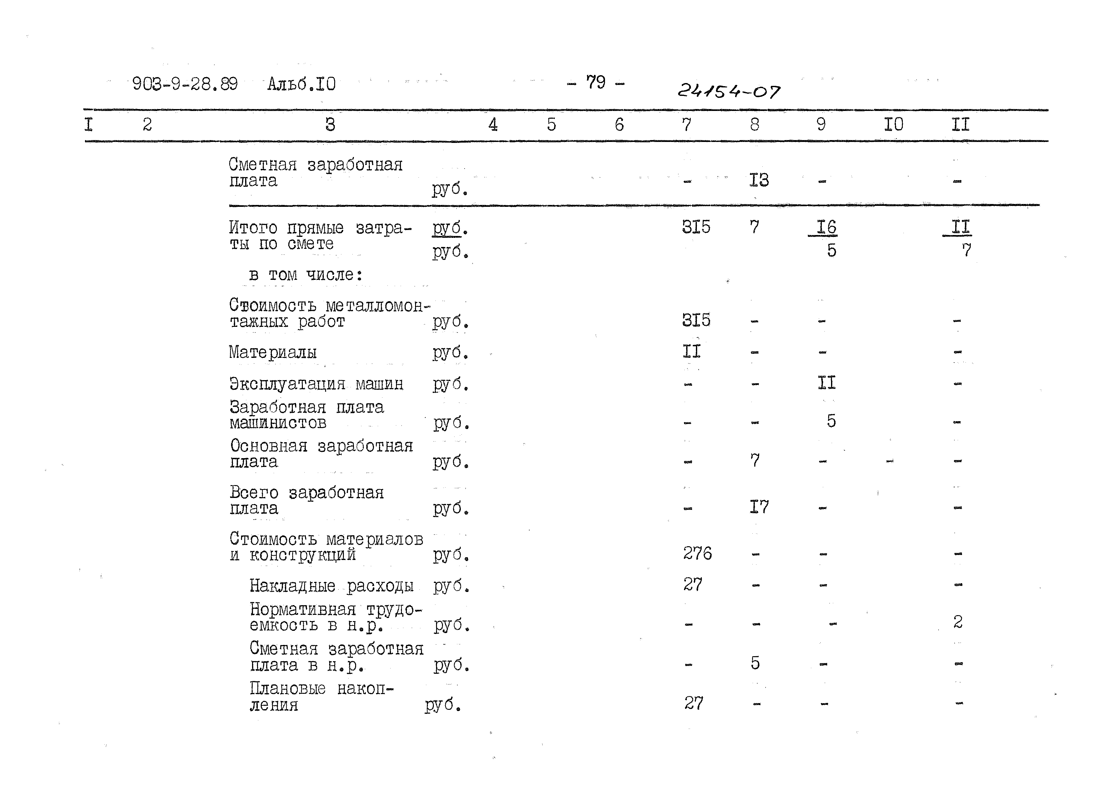 Типовой проект 903-9-28.89