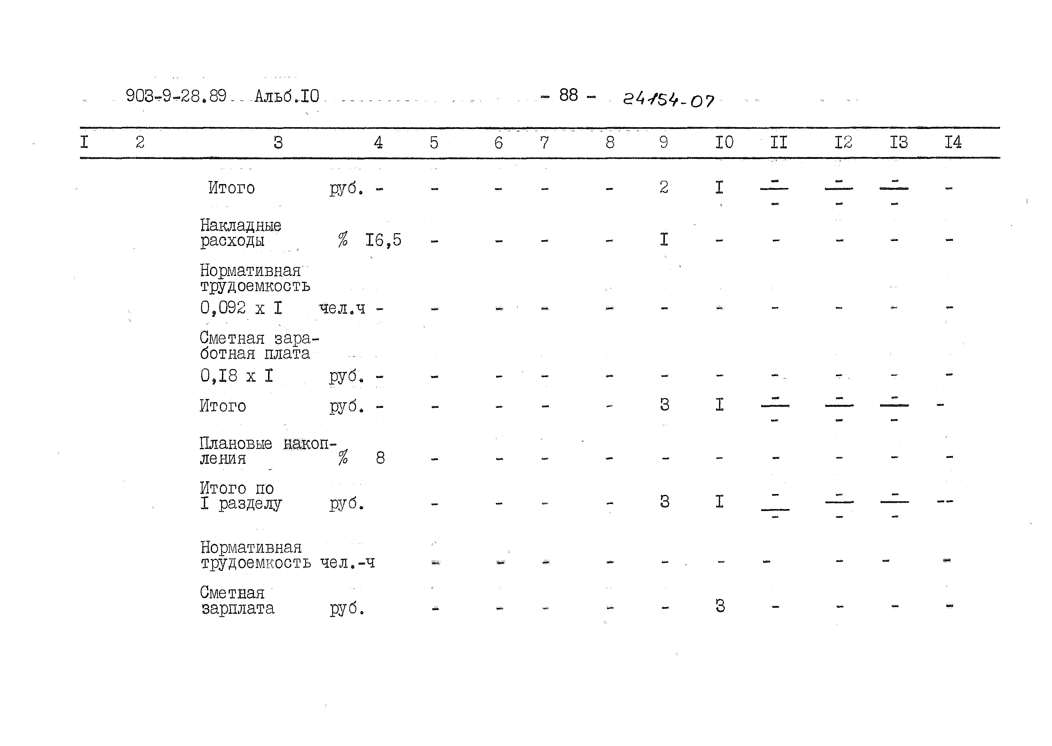 Типовой проект 903-9-28.89