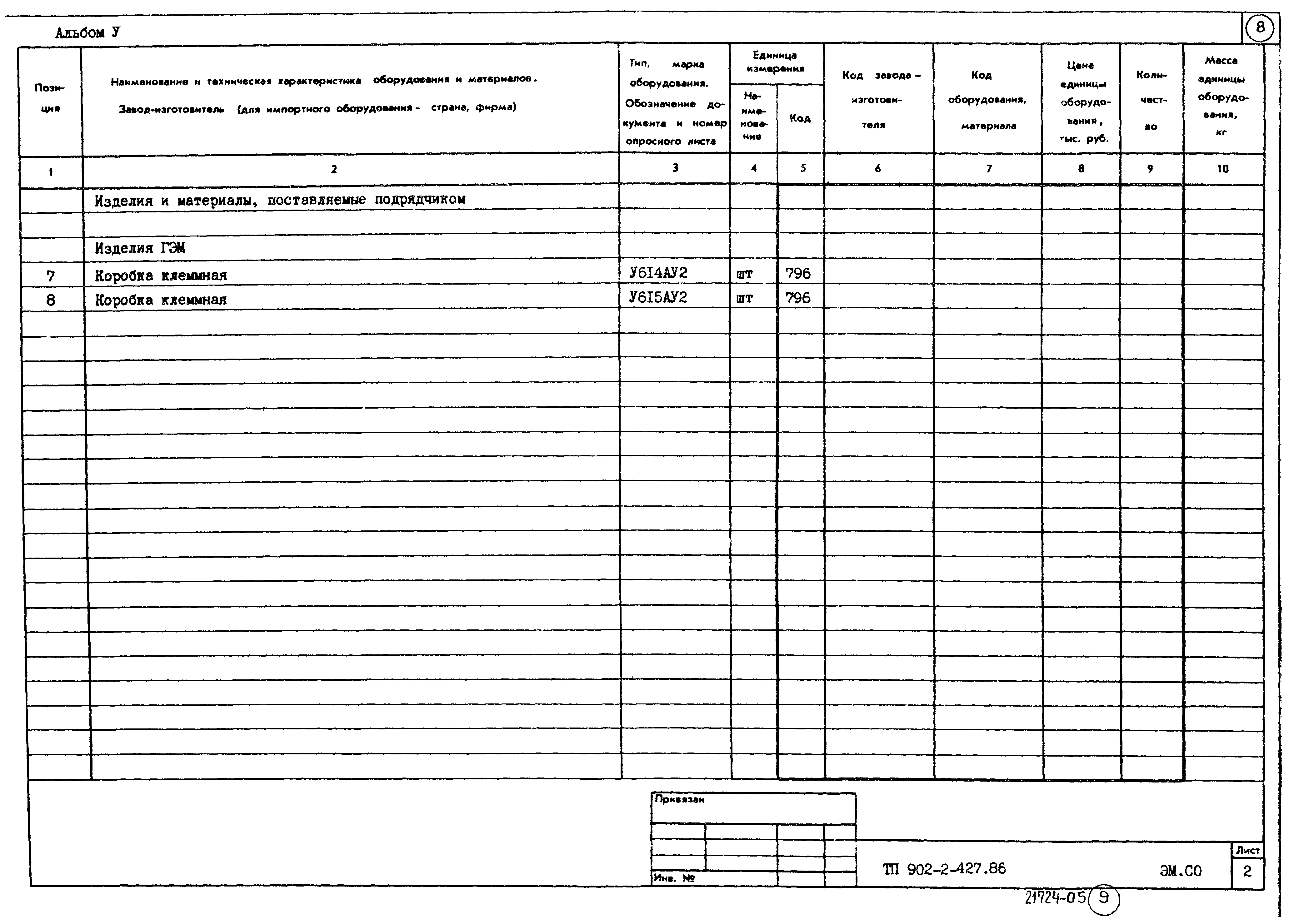 Типовой проект 902-2-427.86