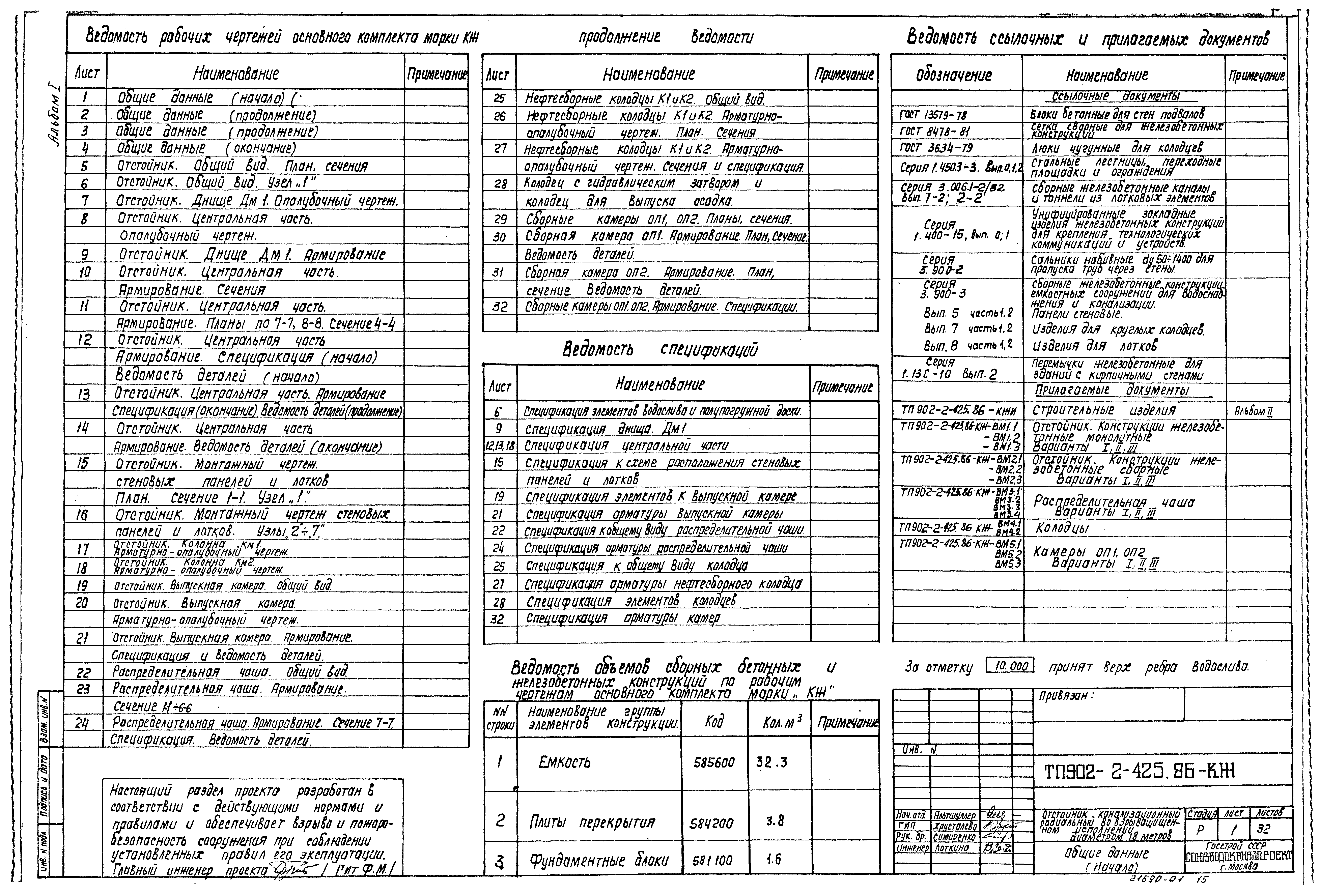 Типовой проект 902-2-425.86