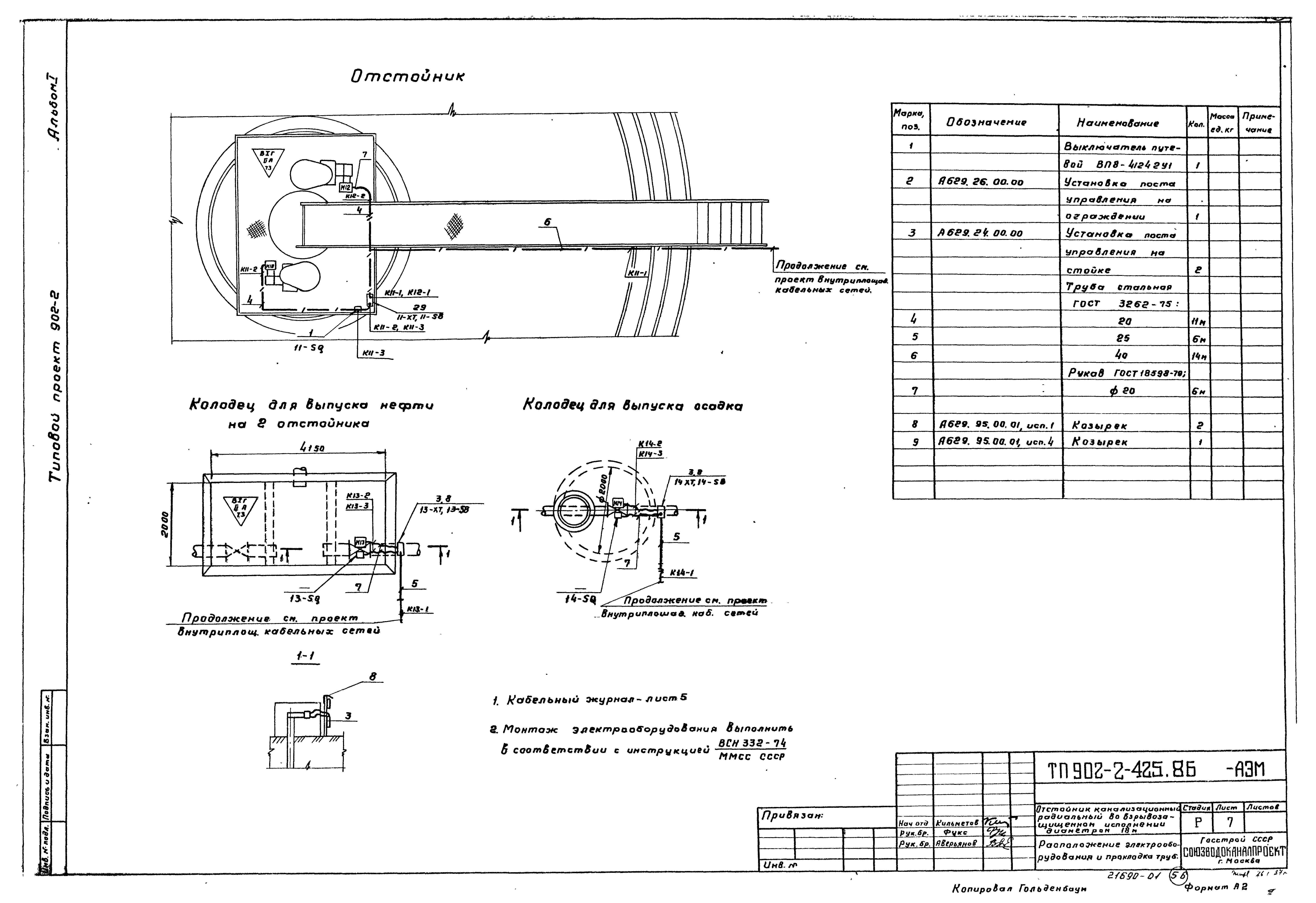 Типовой проект 902-2-425.86