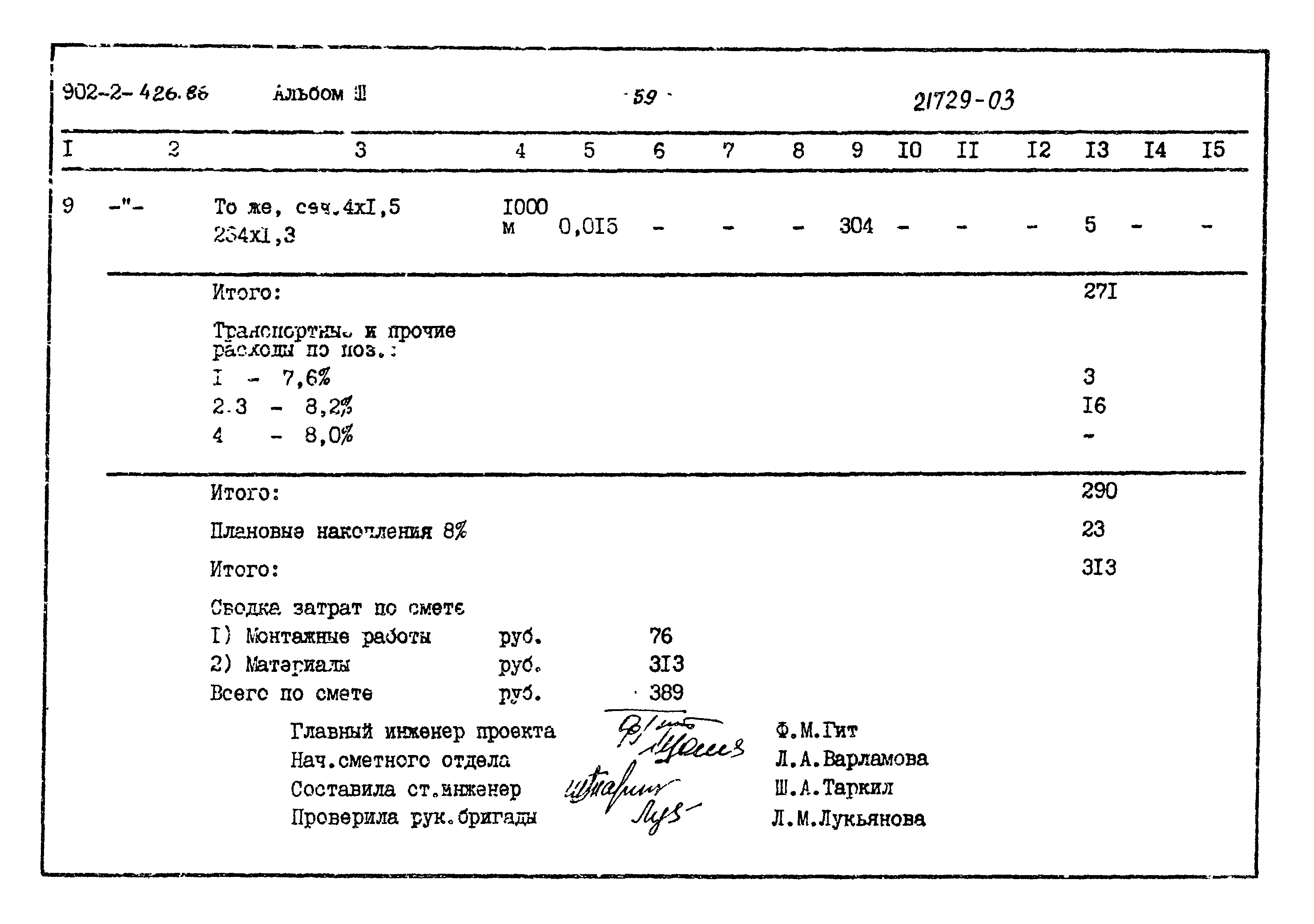 Типовой проект 902-2-426.86