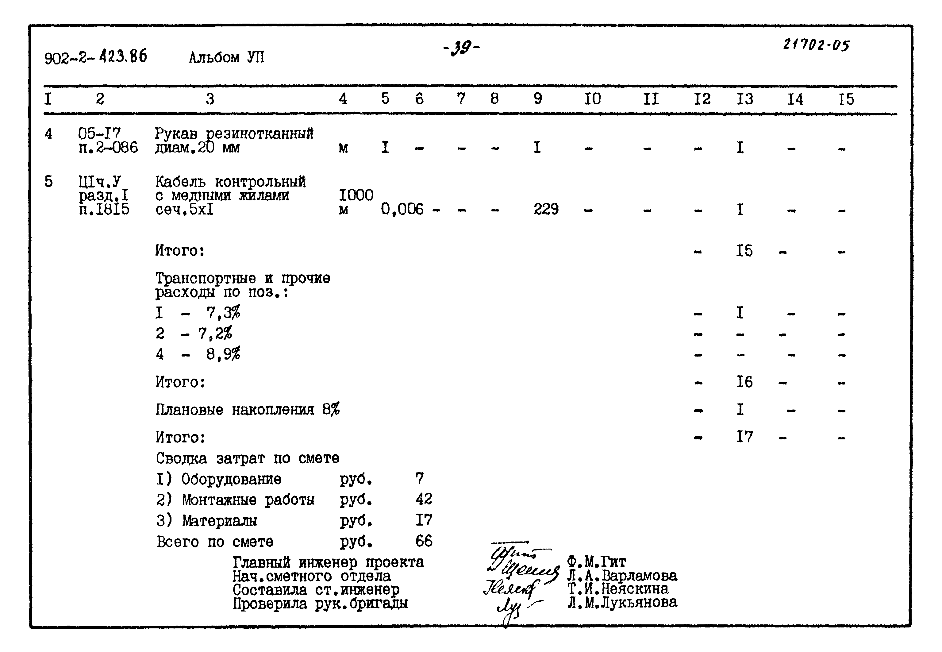 Типовой проект 902-2-423.86