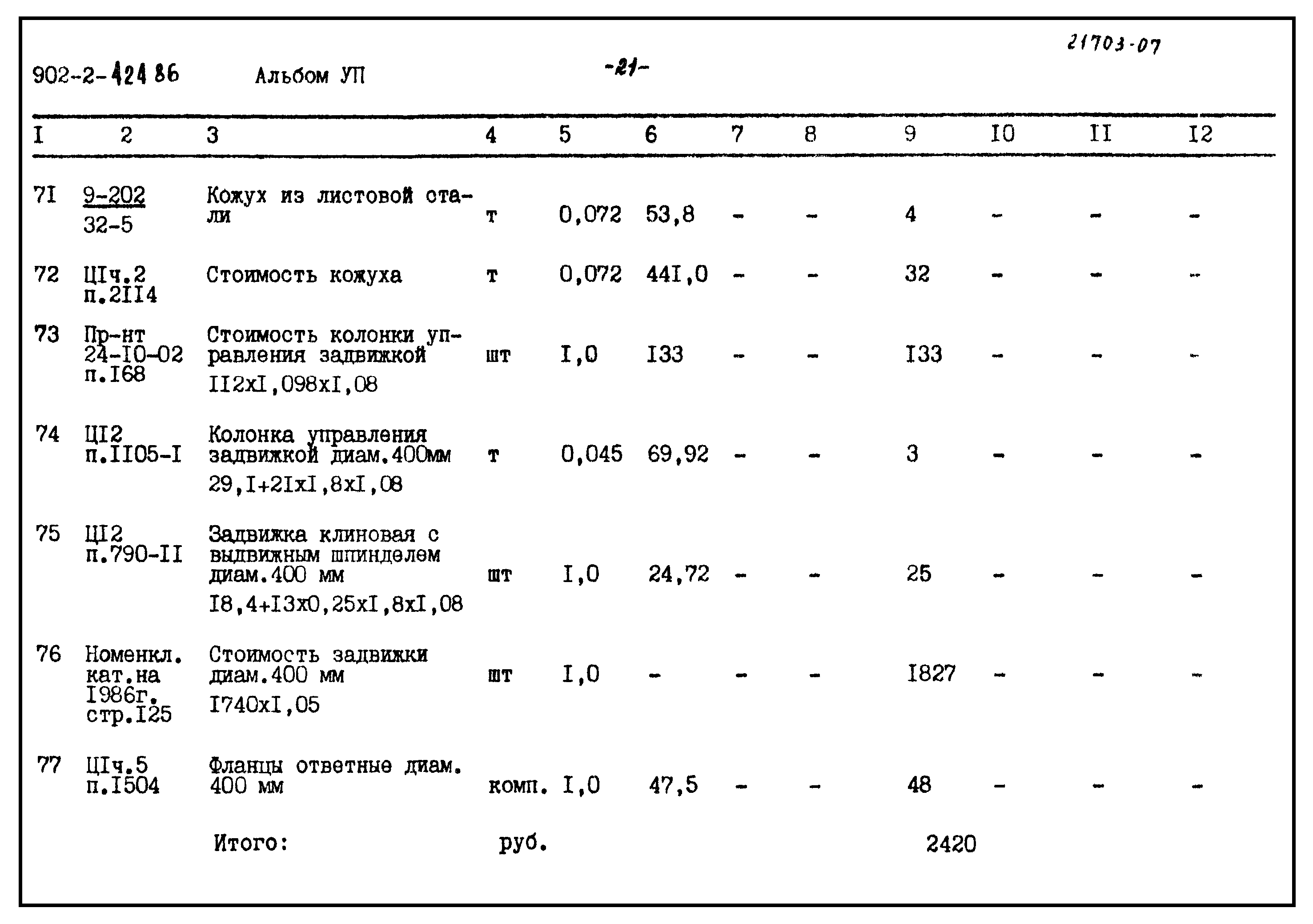 Типовой проект 902-2-424.86