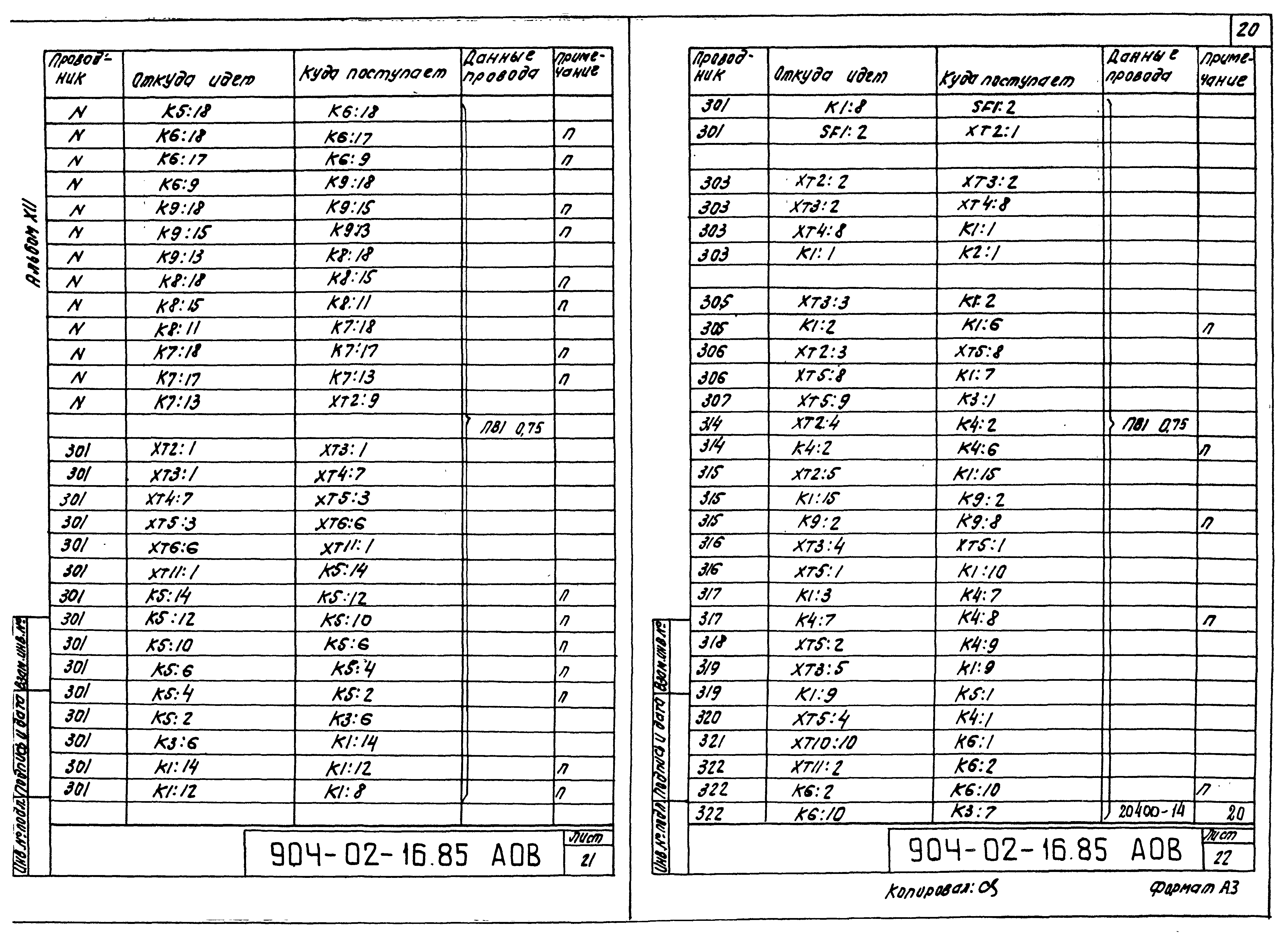 Типовые проектные решения 904-02-16.85
