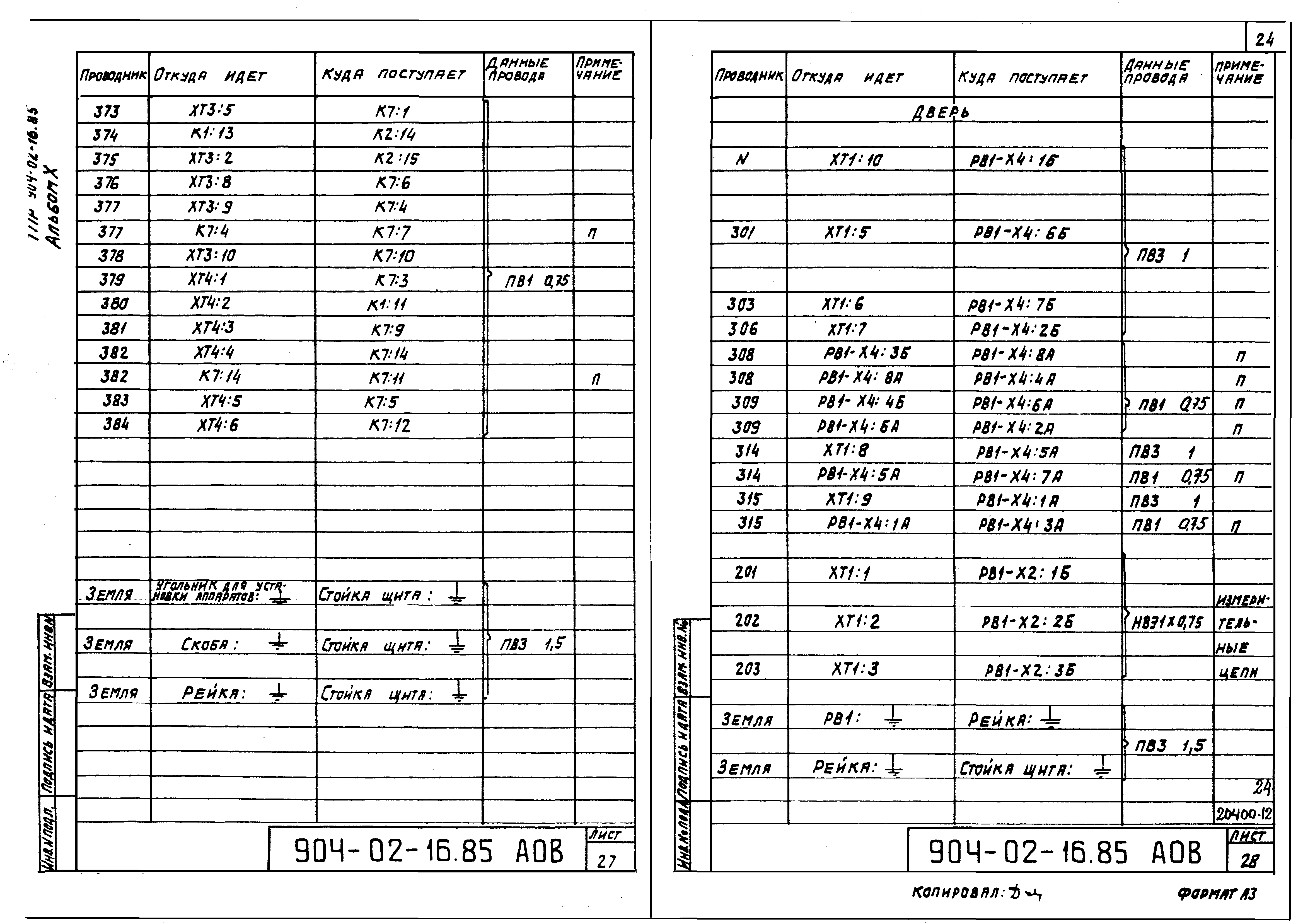 Типовые проектные решения 904-02-16.85