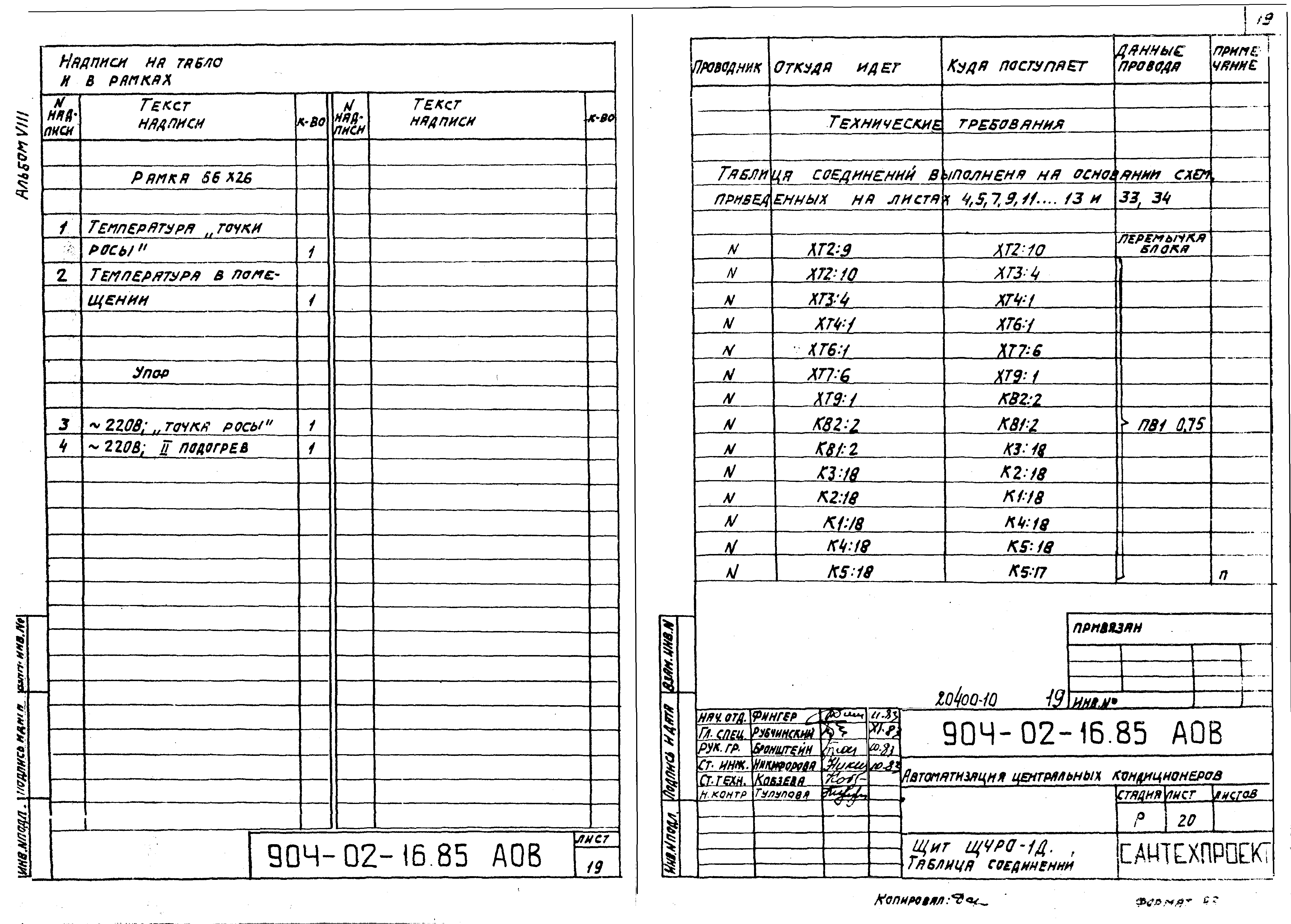 Типовые проектные решения 904-02-16.85