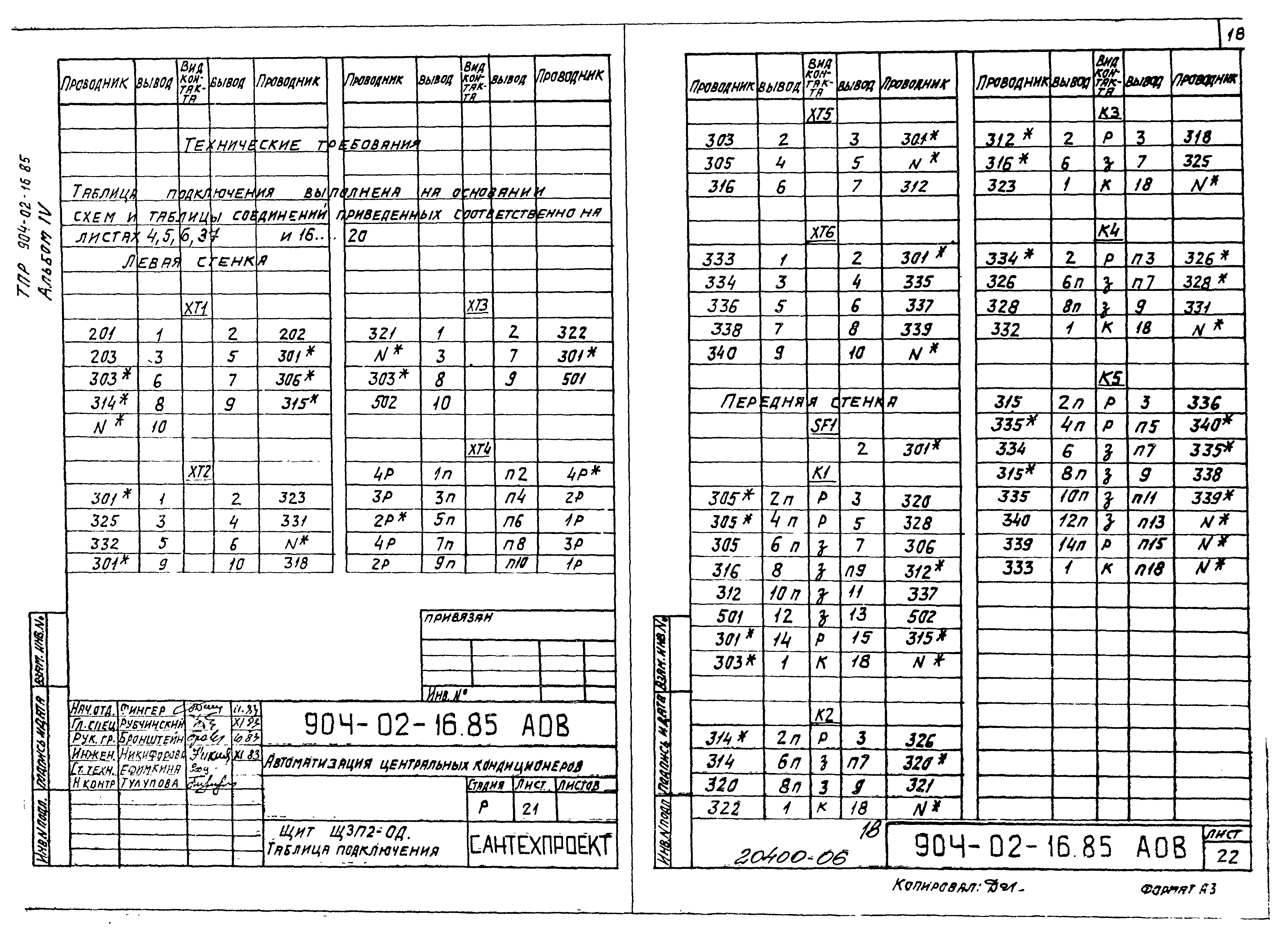 Типовые проектные решения 904-02-16.85