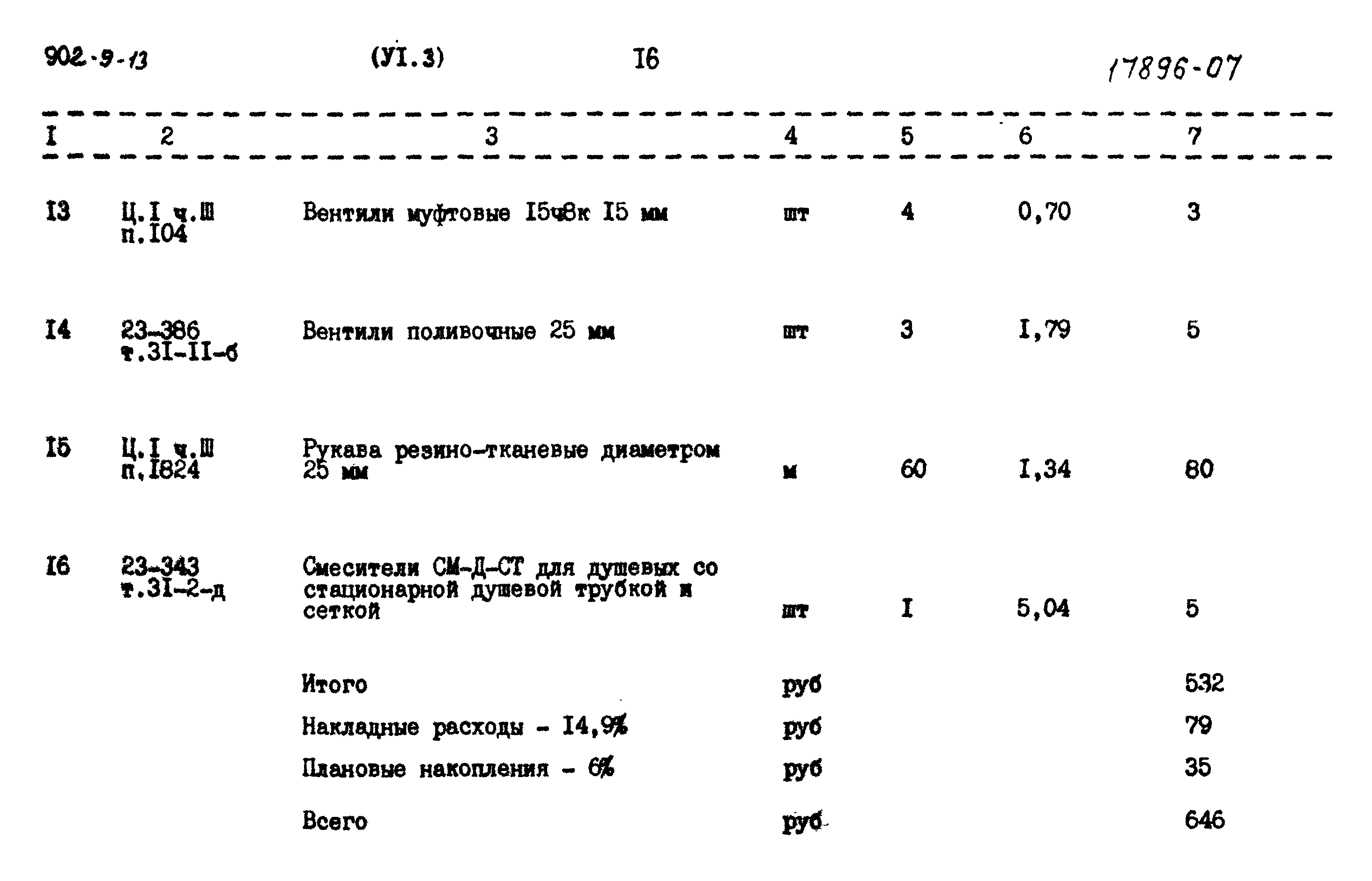 Типовой проект 902-9-13