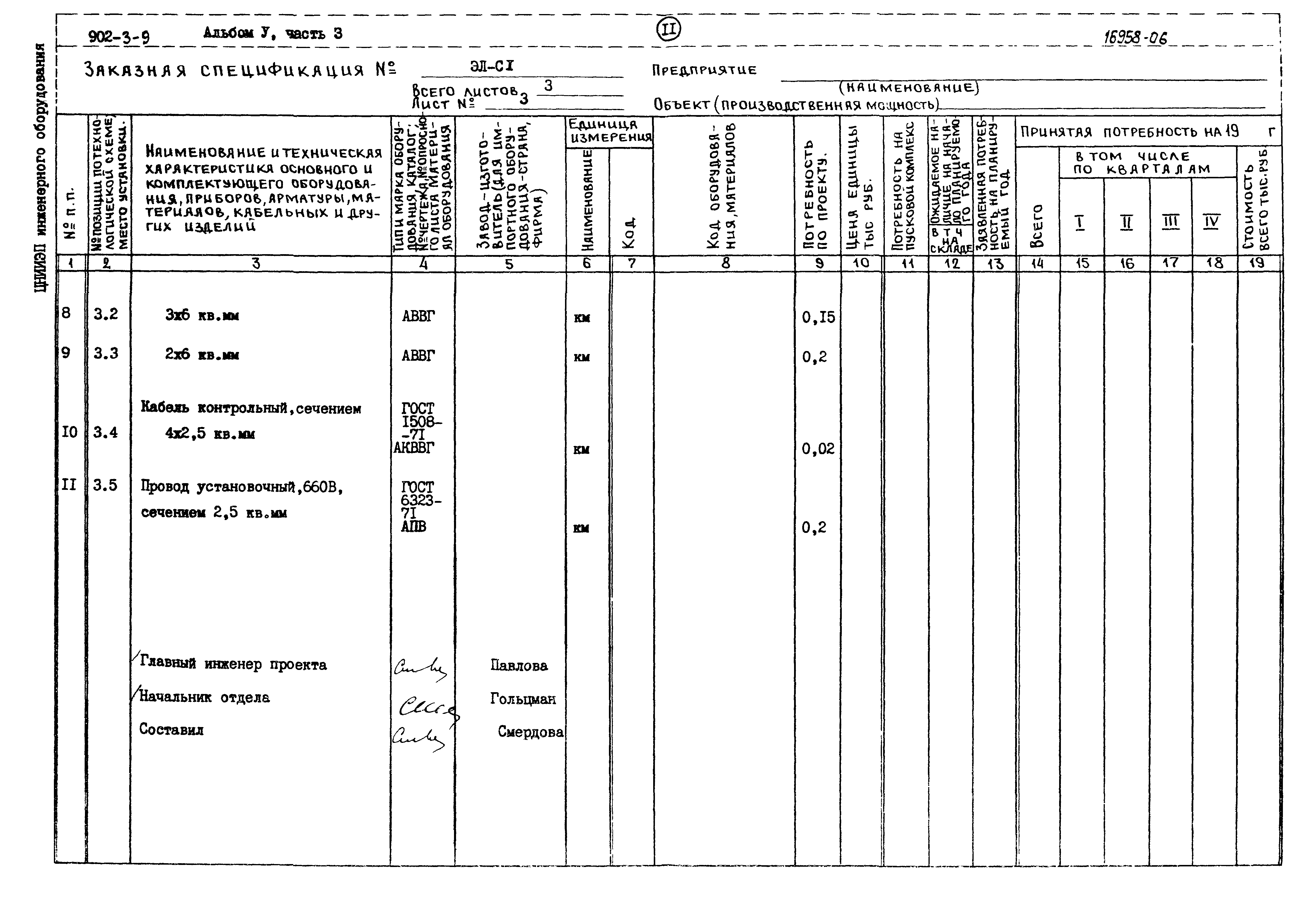 Типовой проект 902-3-9