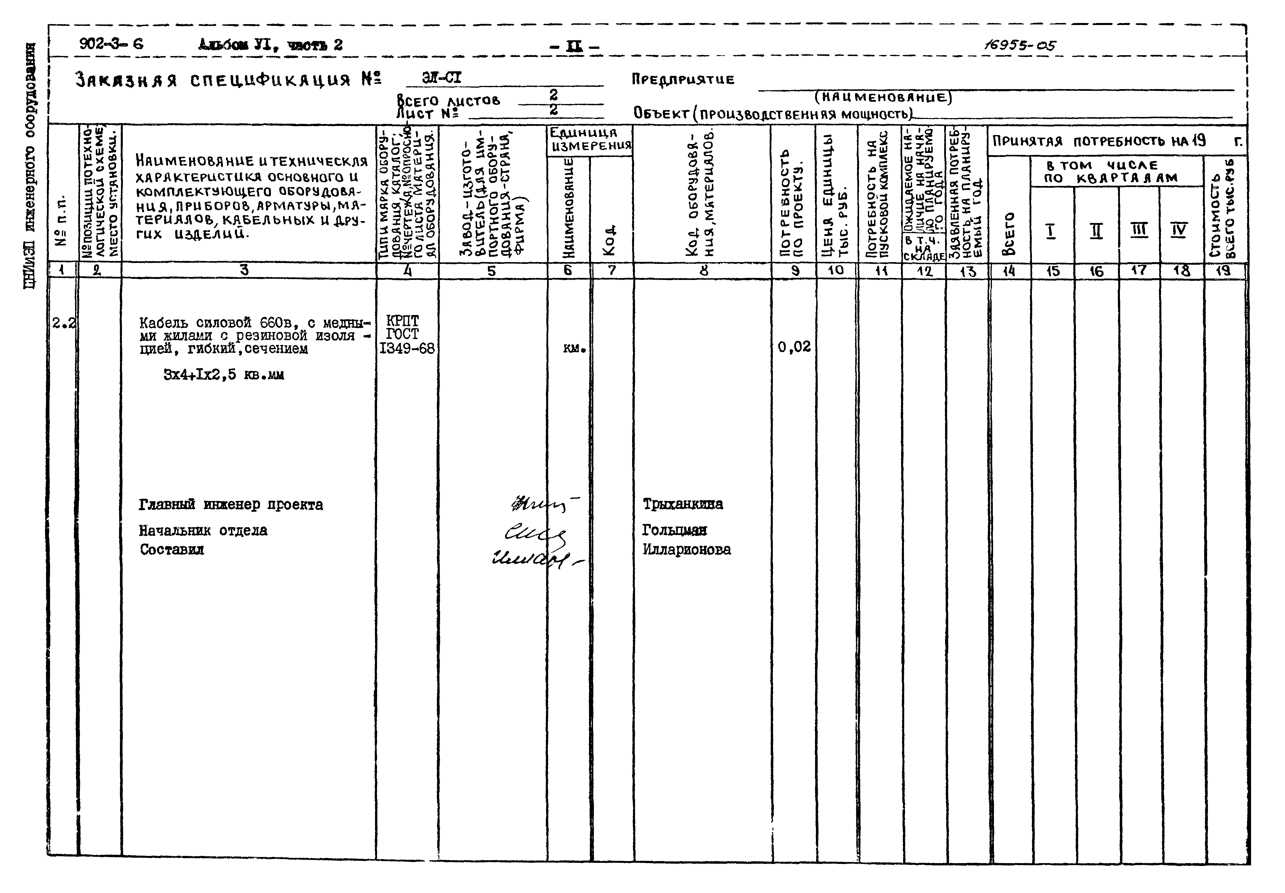 Типовой проект 902-3-6