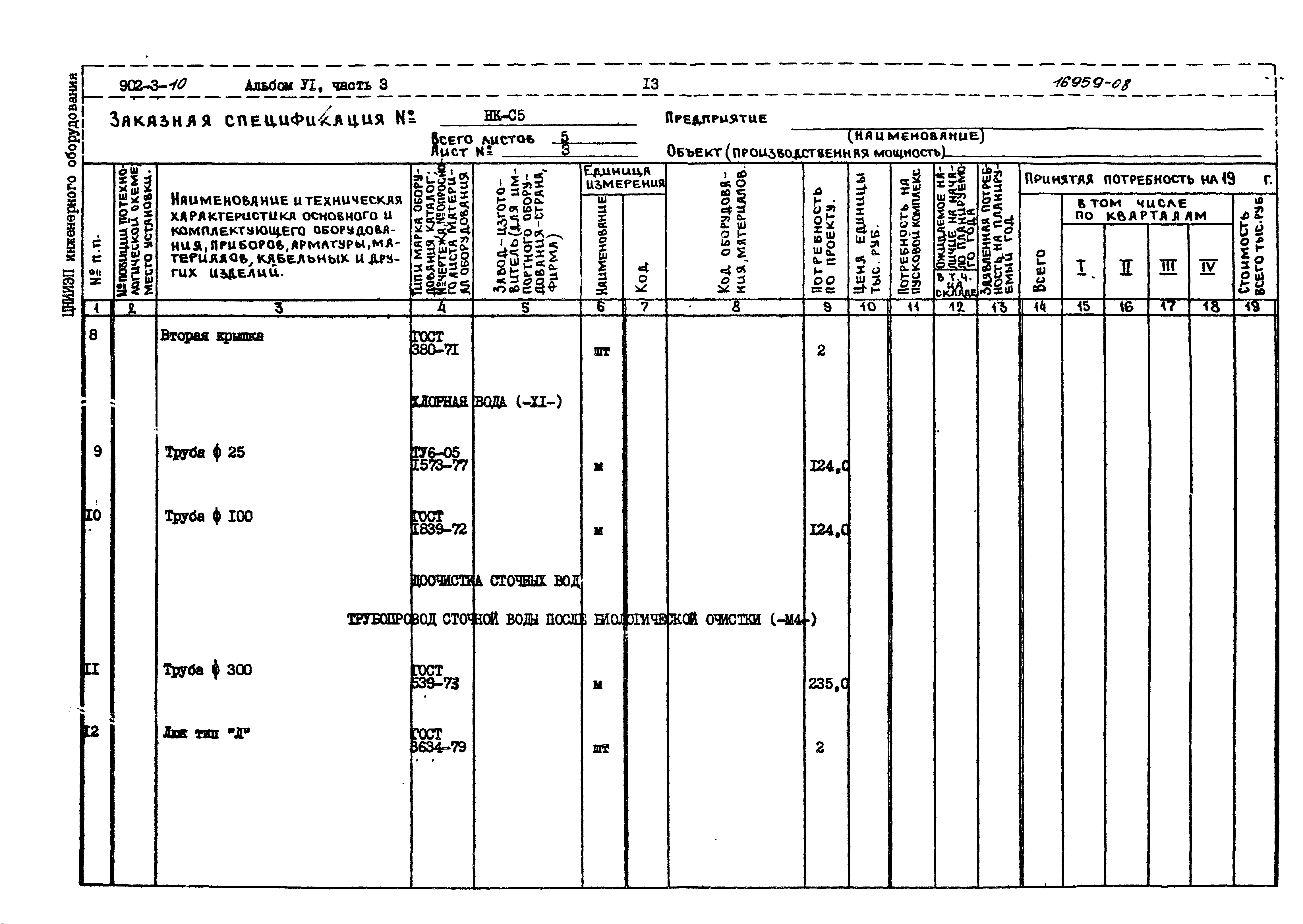 Типовой проект 902-3-10