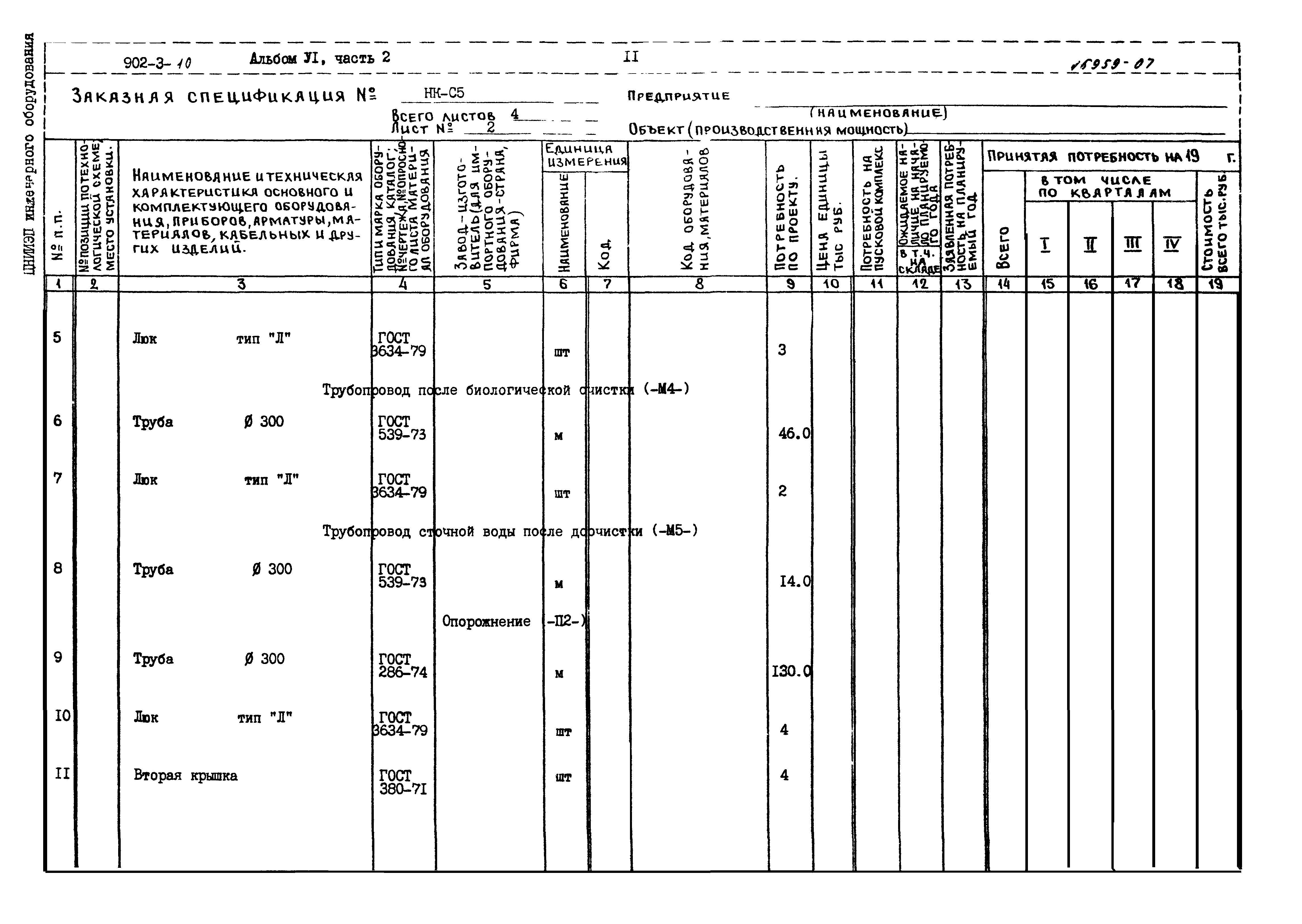 Типовой проект 902-3-10