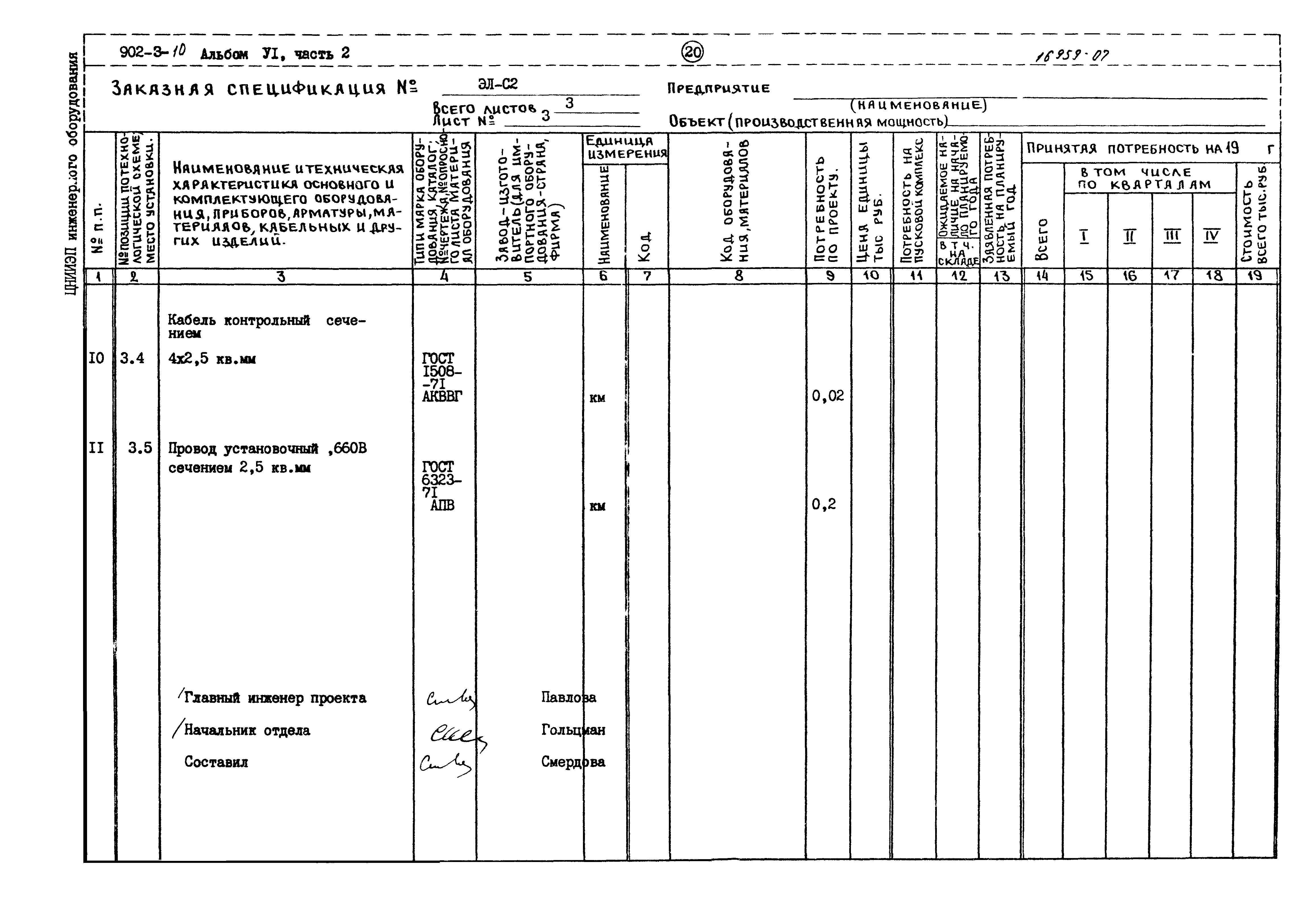 Типовой проект 902-3-10