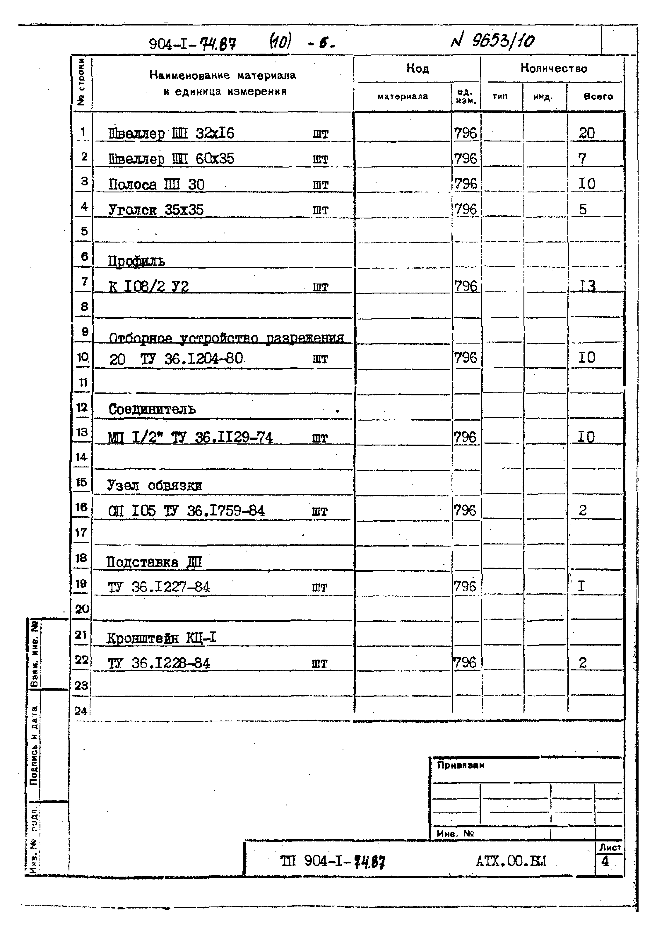 Типовой проект 904-1-74.87