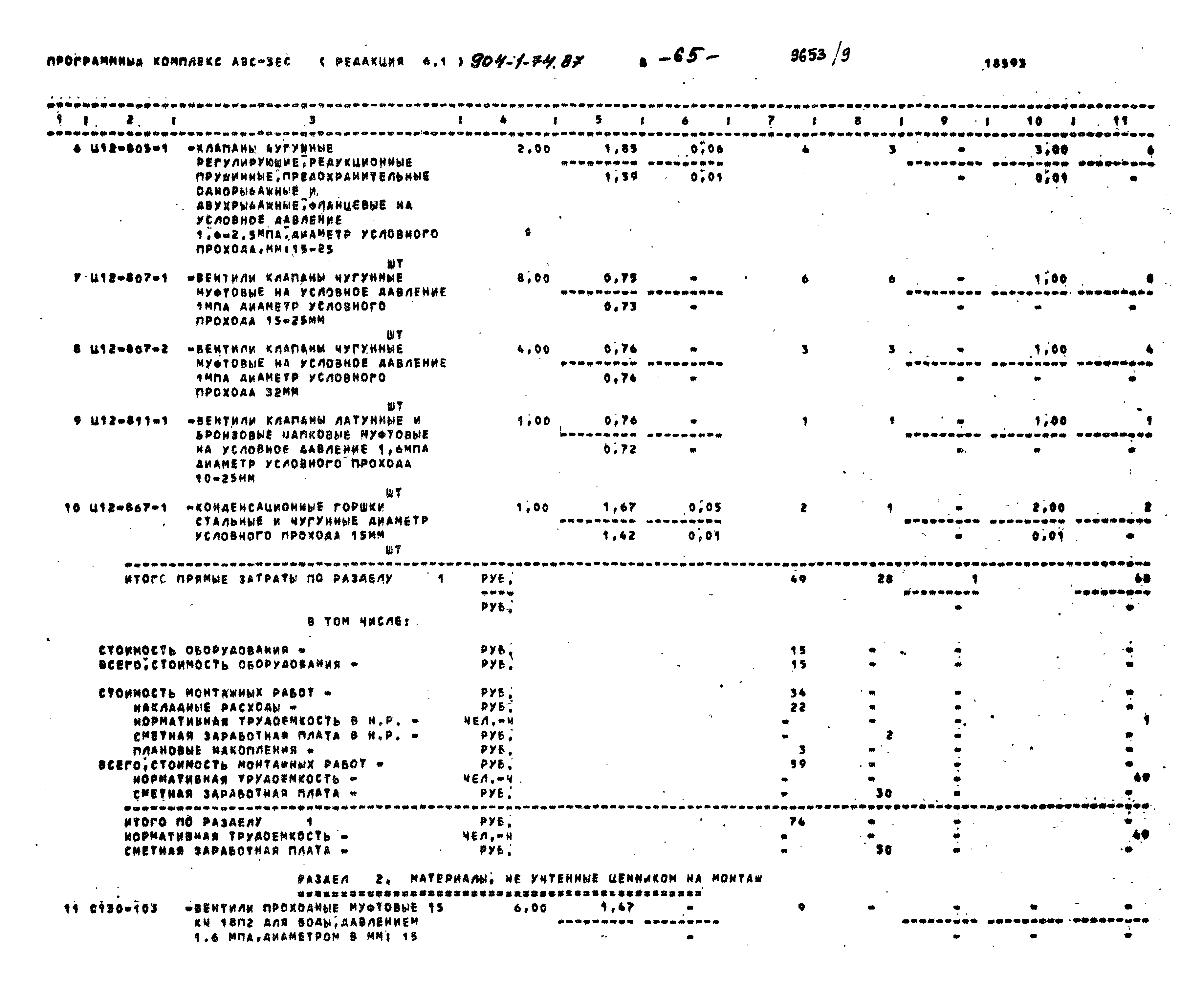 Типовой проект 904-1-74.87