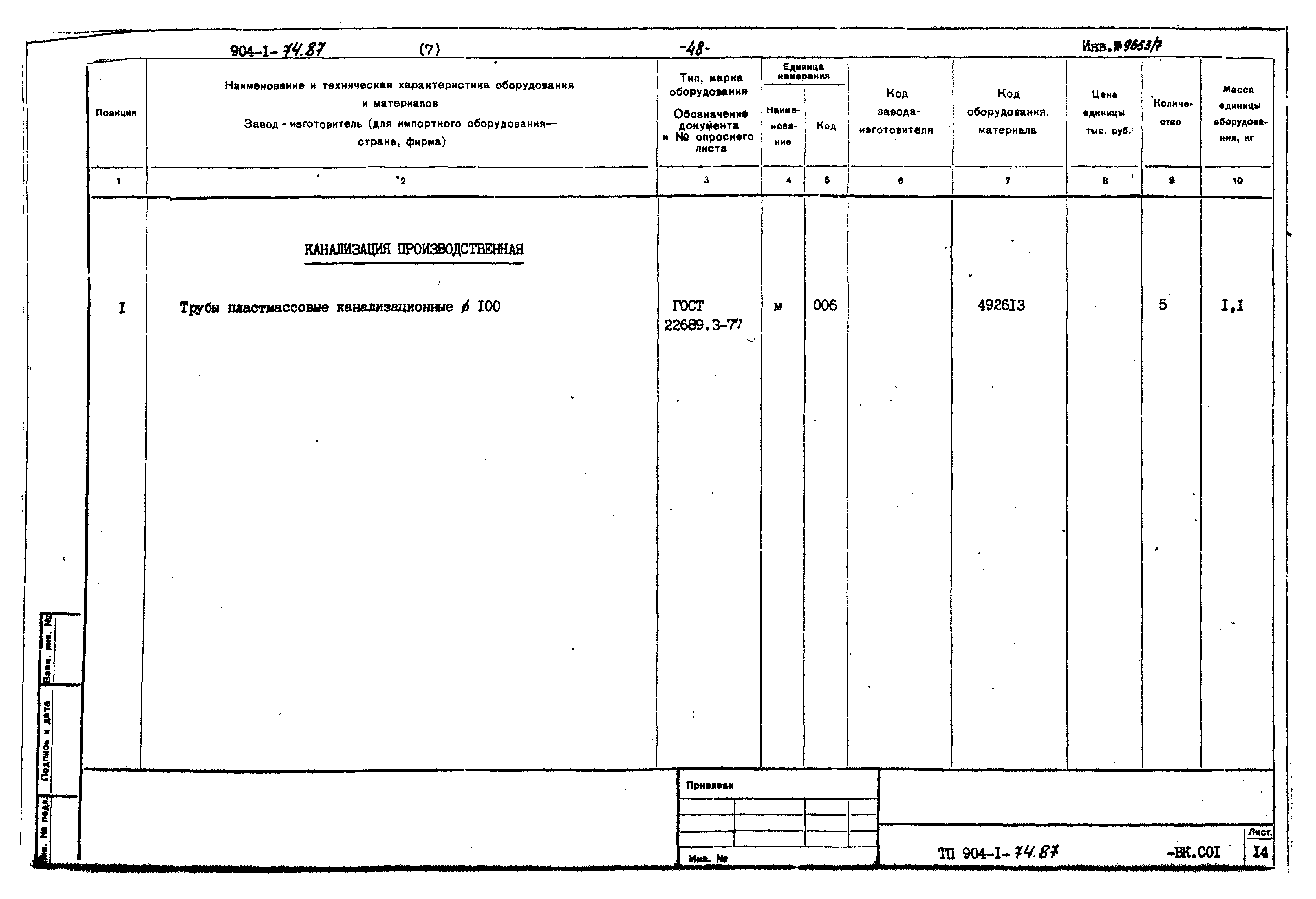 Типовой проект 904-1-74.87