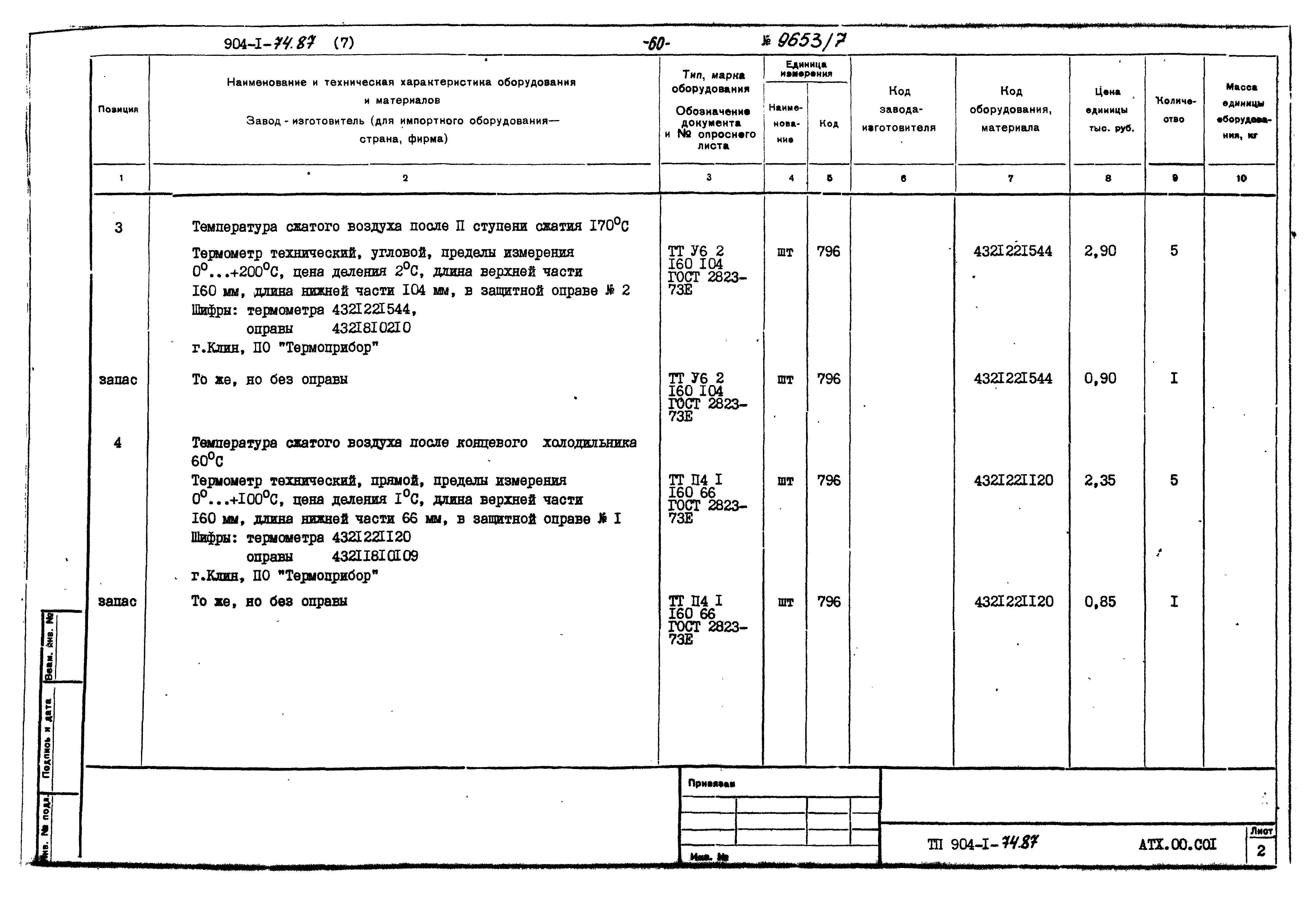 Типовой проект 904-1-74.87