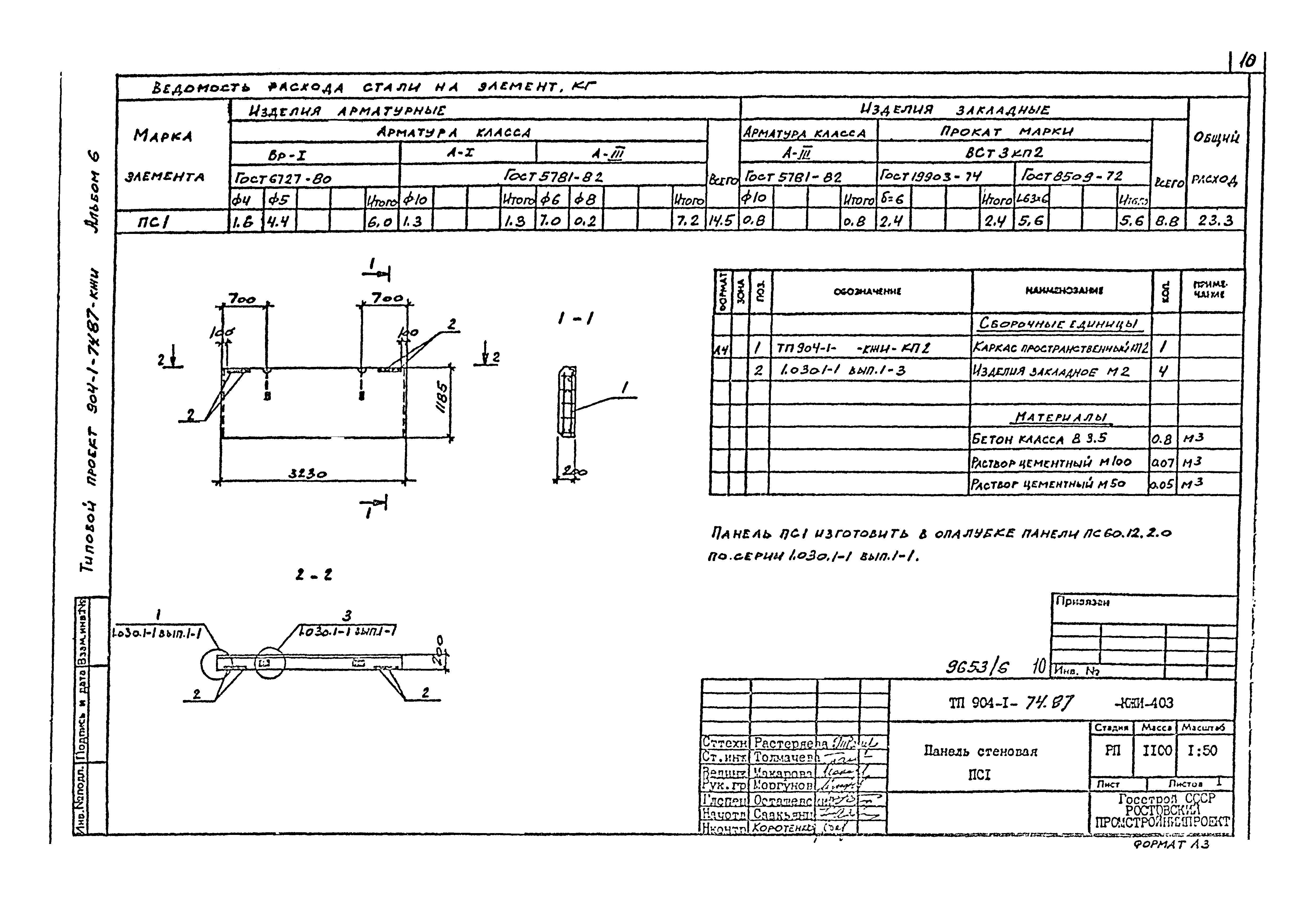 Типовой проект 904-1-74.87
