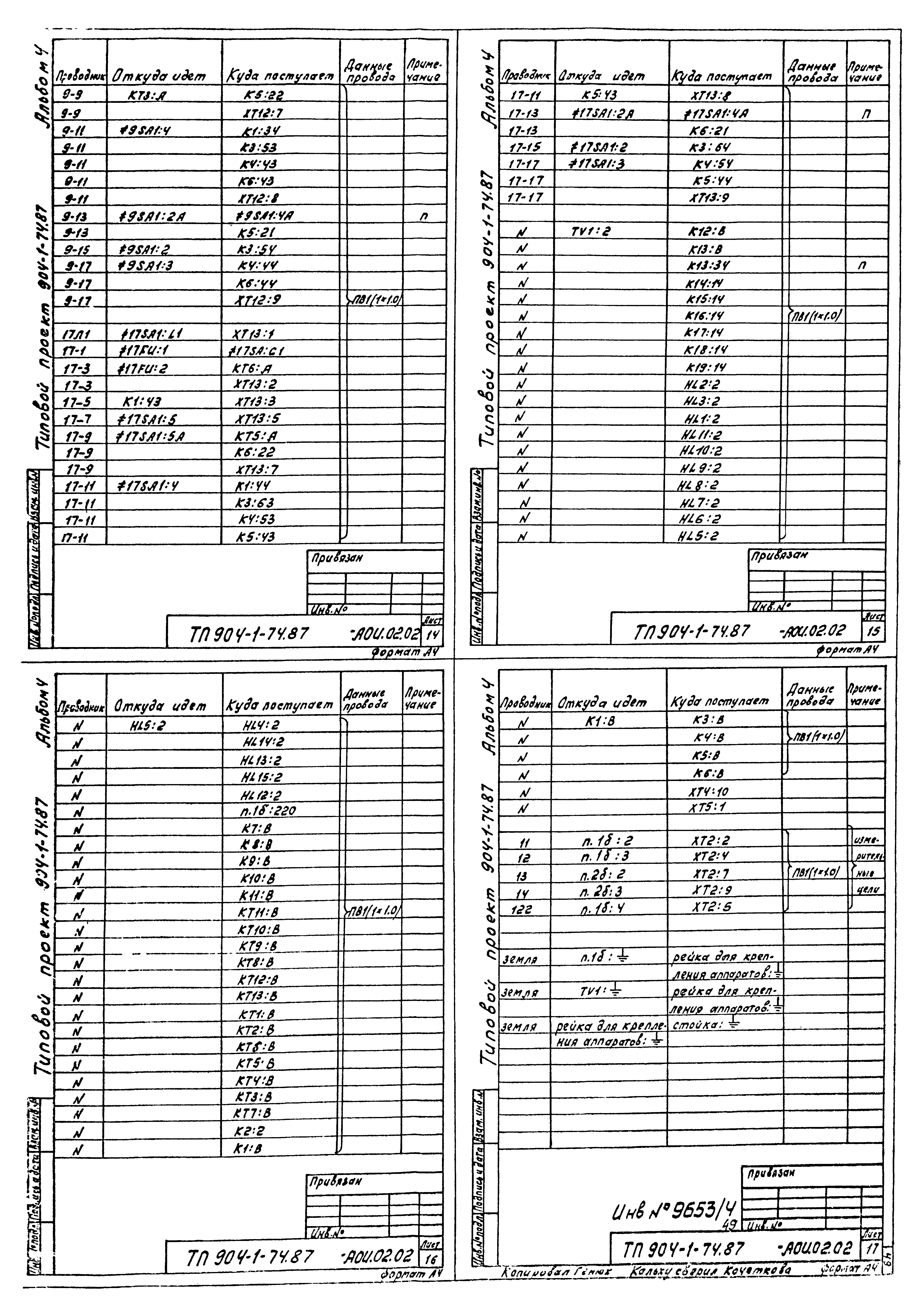 Типовой проект 904-1-74.87