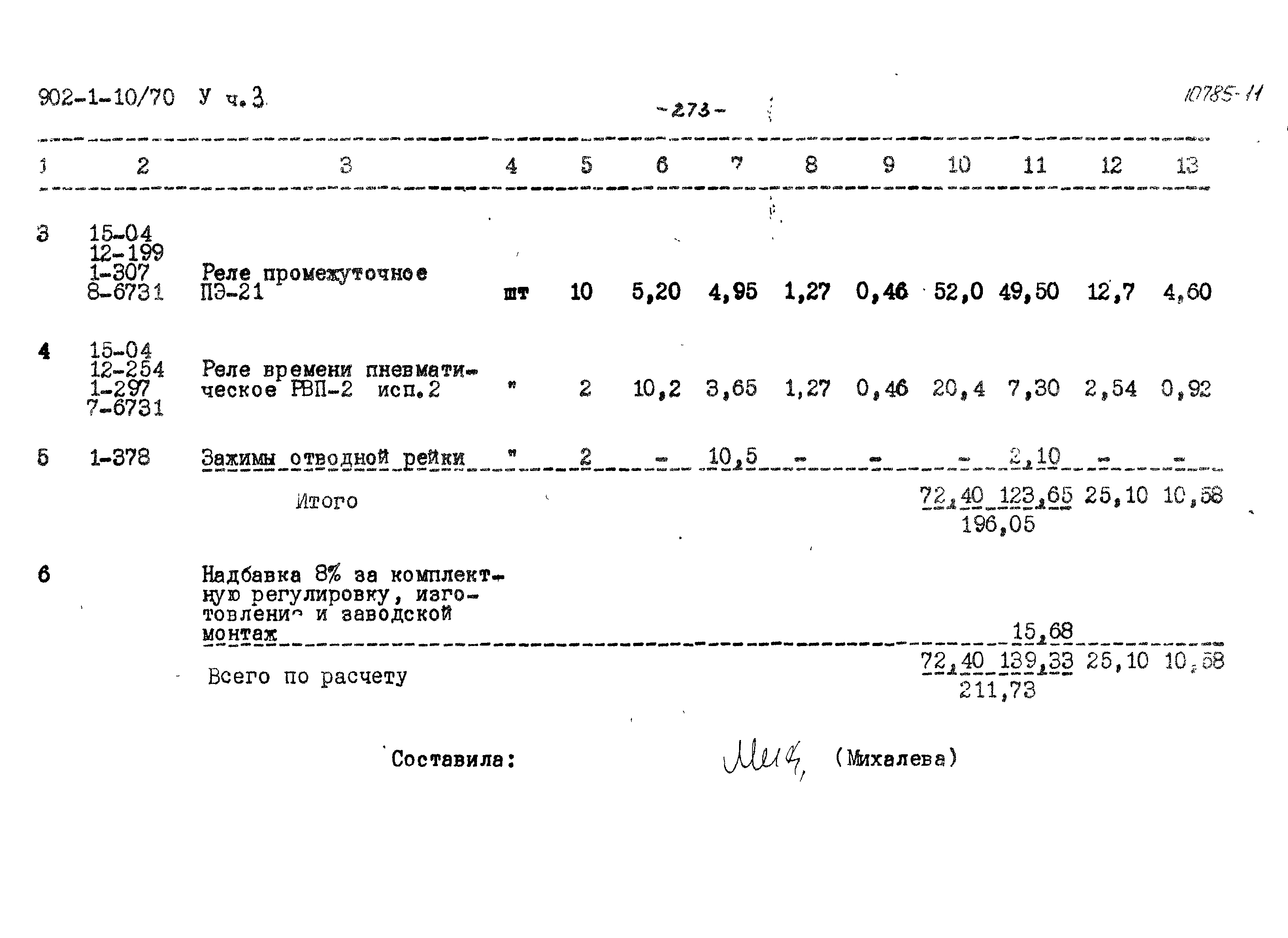Типовой проект 902-1-10/70