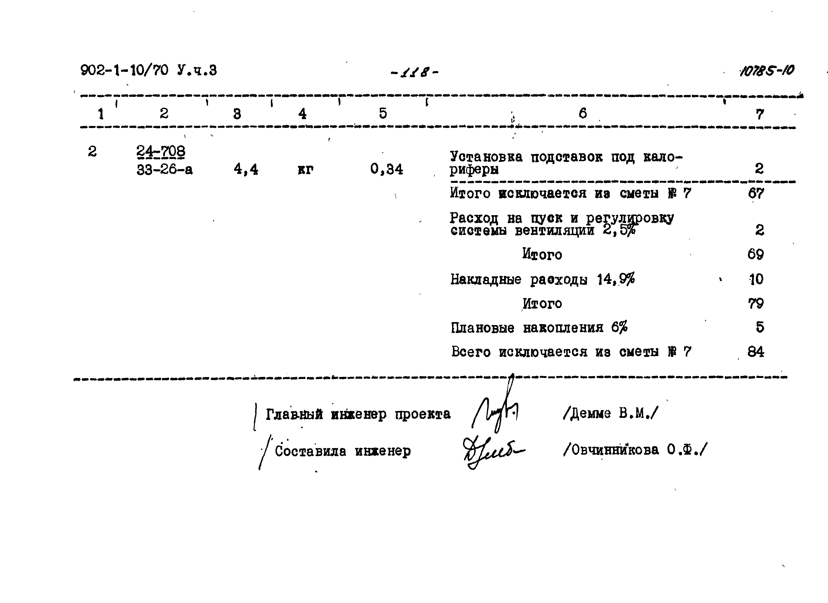 Типовой проект 902-1-10/70