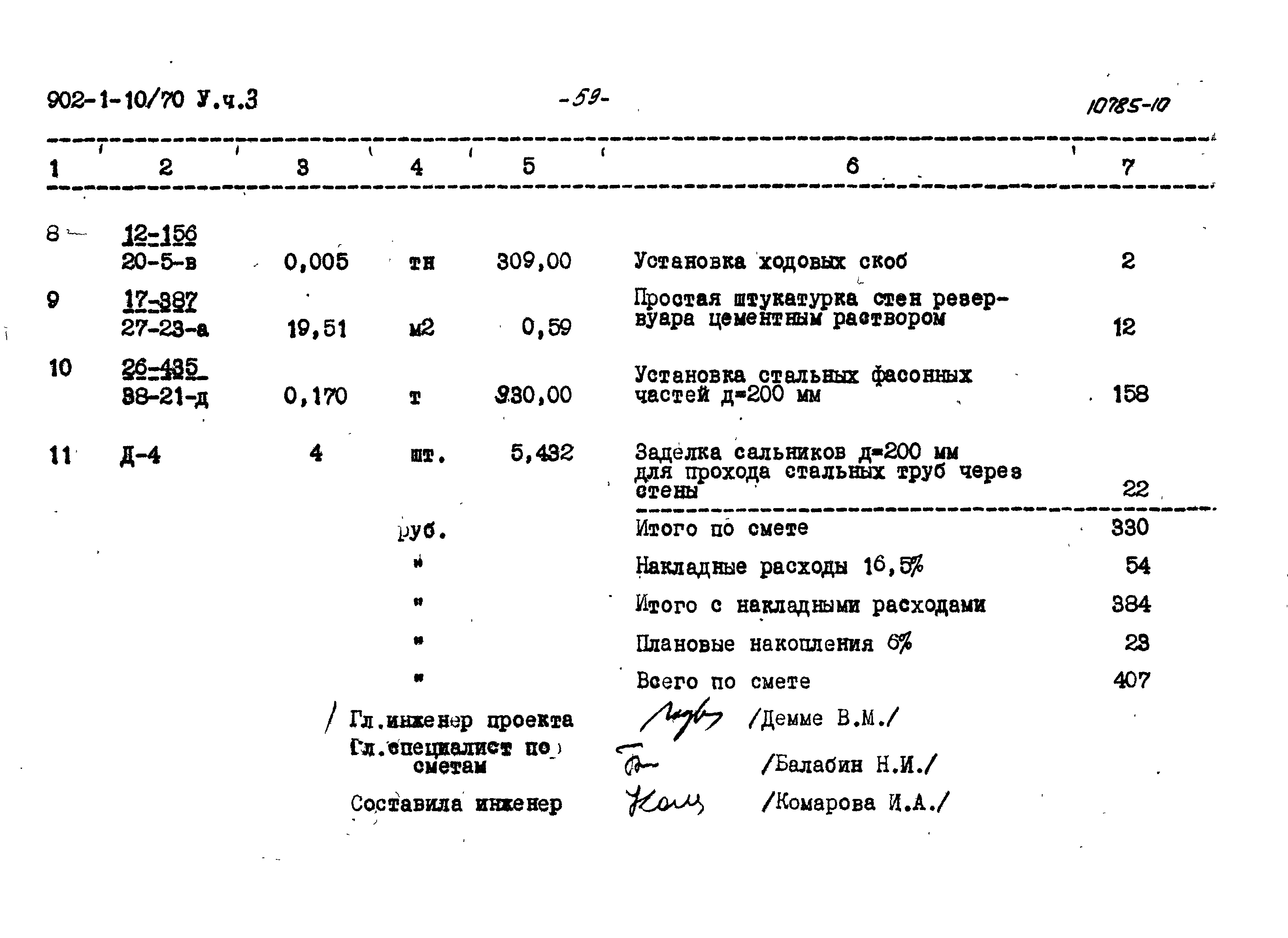 Типовой проект 902-1-10/70