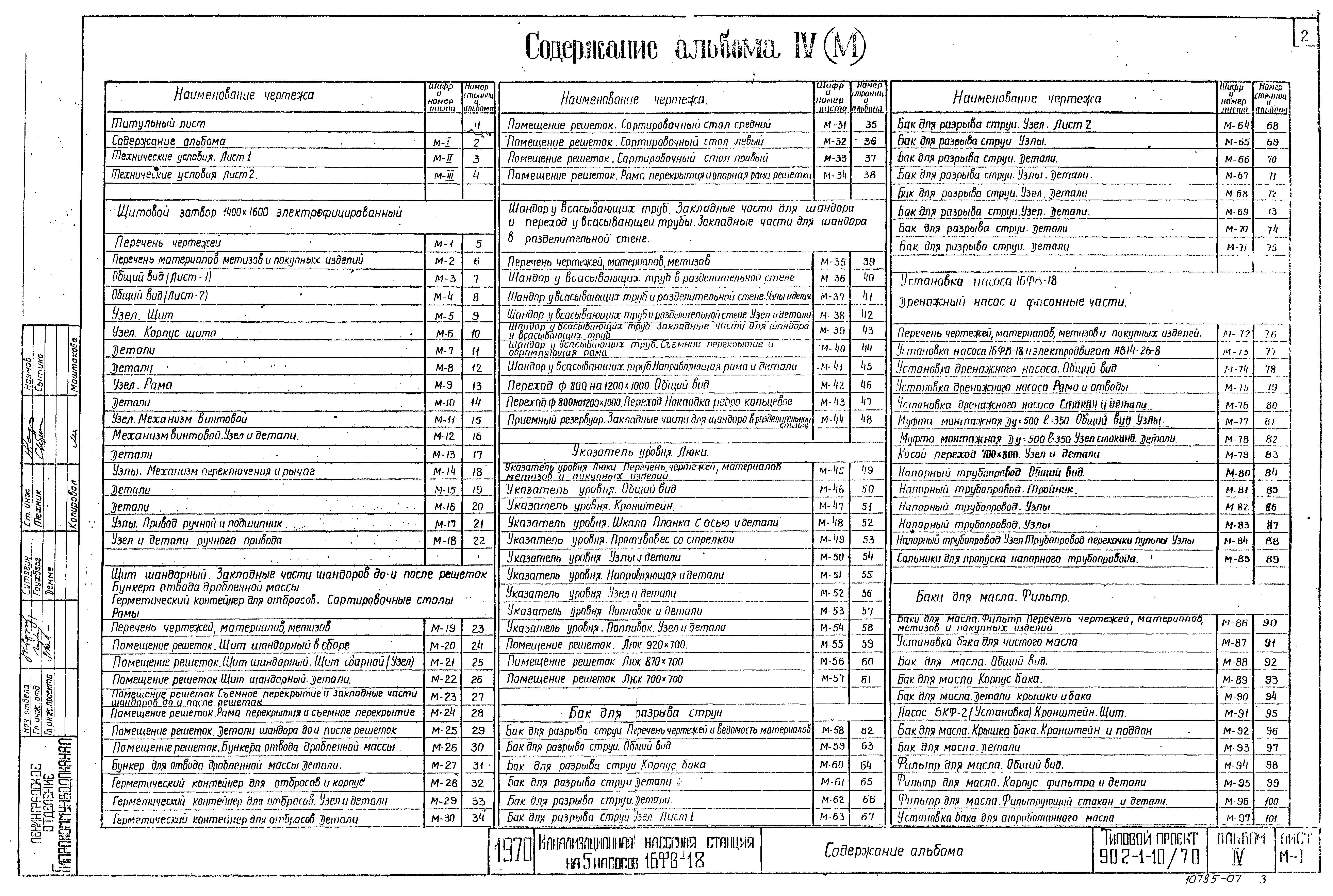 Типовой проект 902-1-10/70