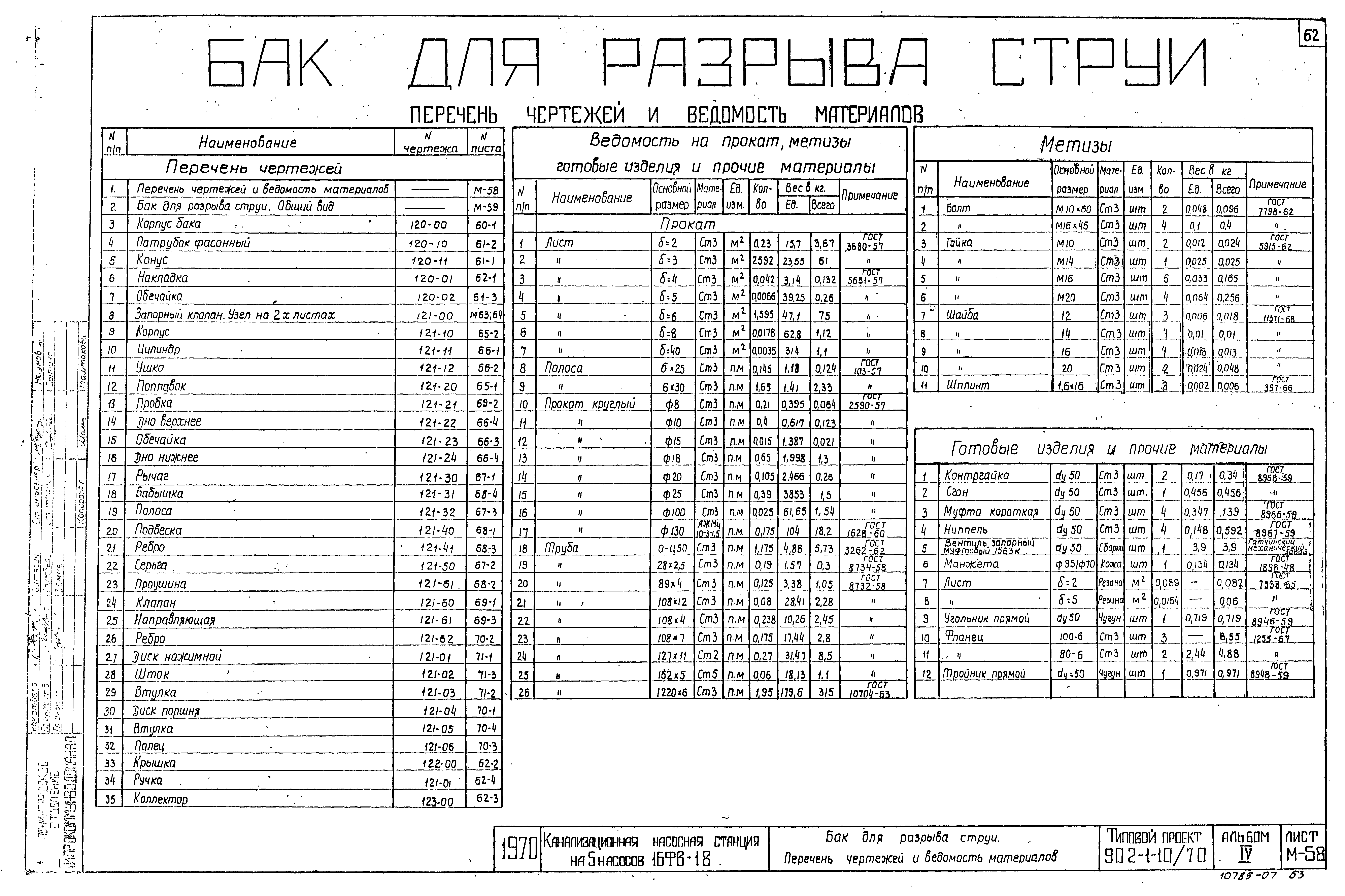 Типовой проект 902-1-10/70